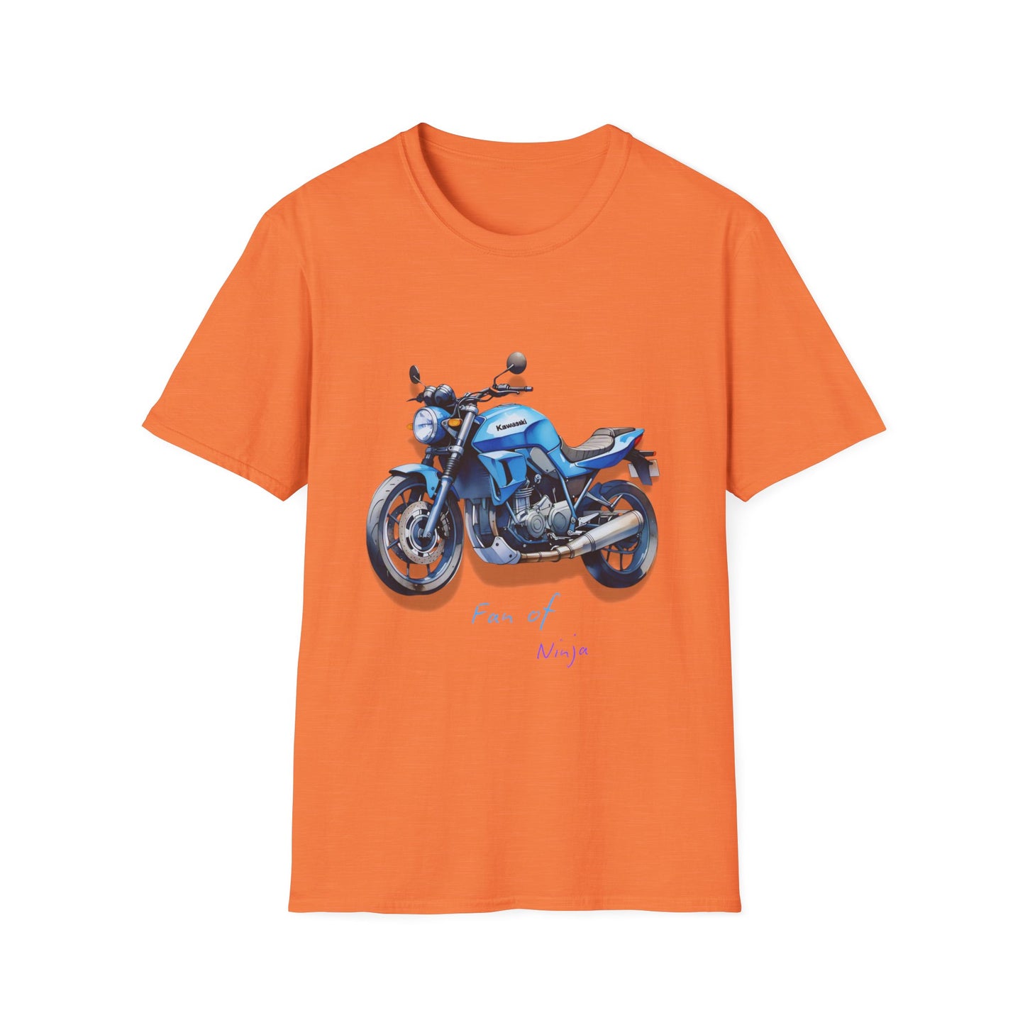Unisex Softstyle T-Shirt - 'Fan of Ninja' Motorcycle Graphic Tee for Riders