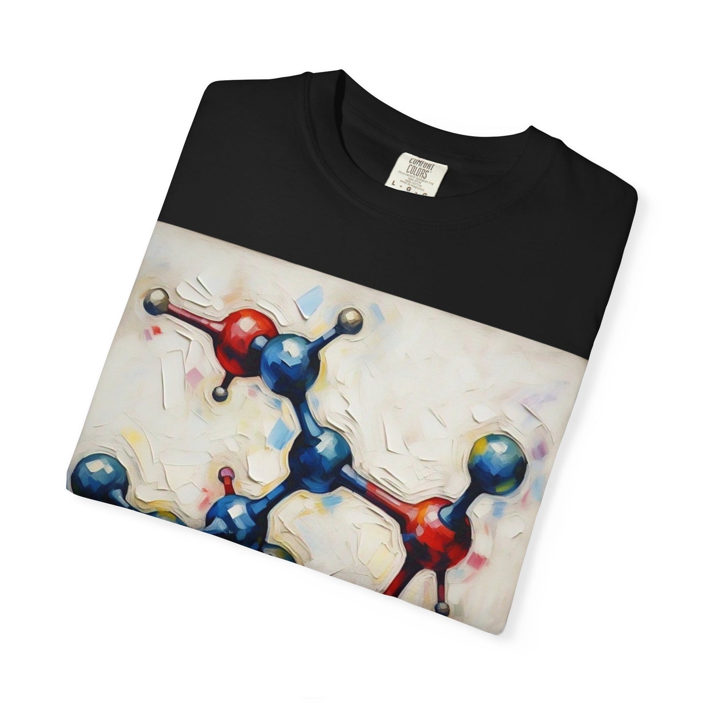 Unisex Artistic Molecule T-Shirt | Science-Inspired Design