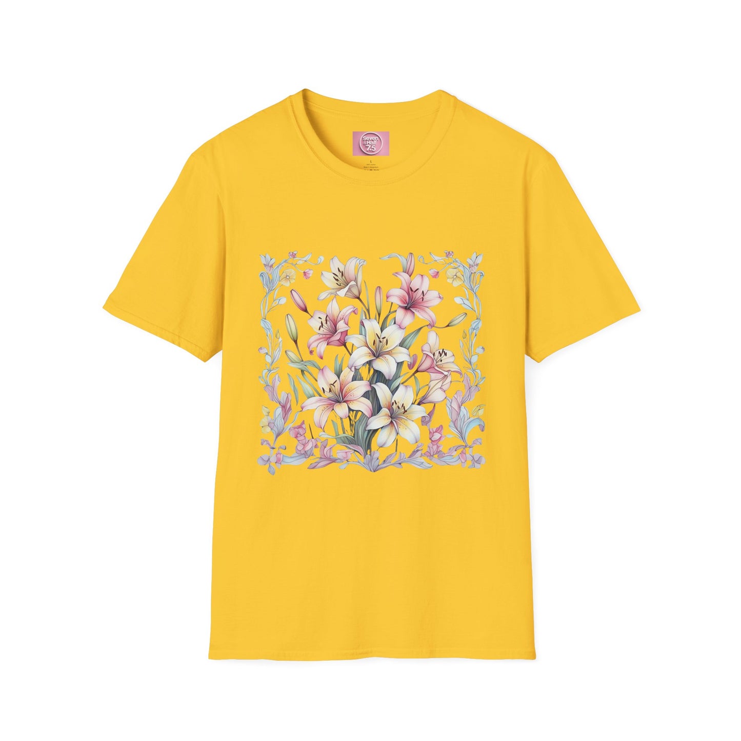 Floral Blossom Unisex T-Shirt - Softstyle Cotton Tee for Nature Lovers