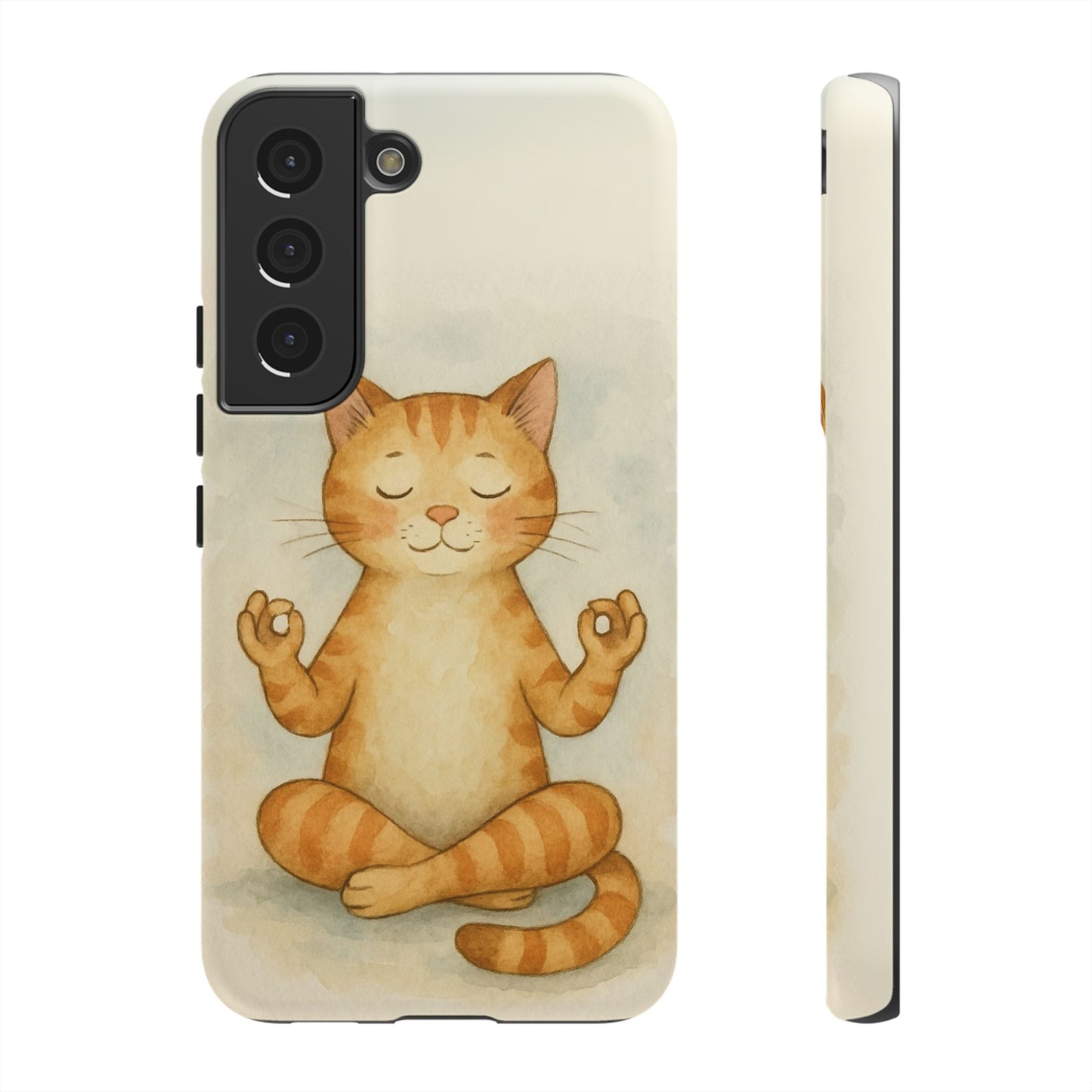 Zen Cat Phone Case - Tough & Stylish - Perfect for Cat Lovers