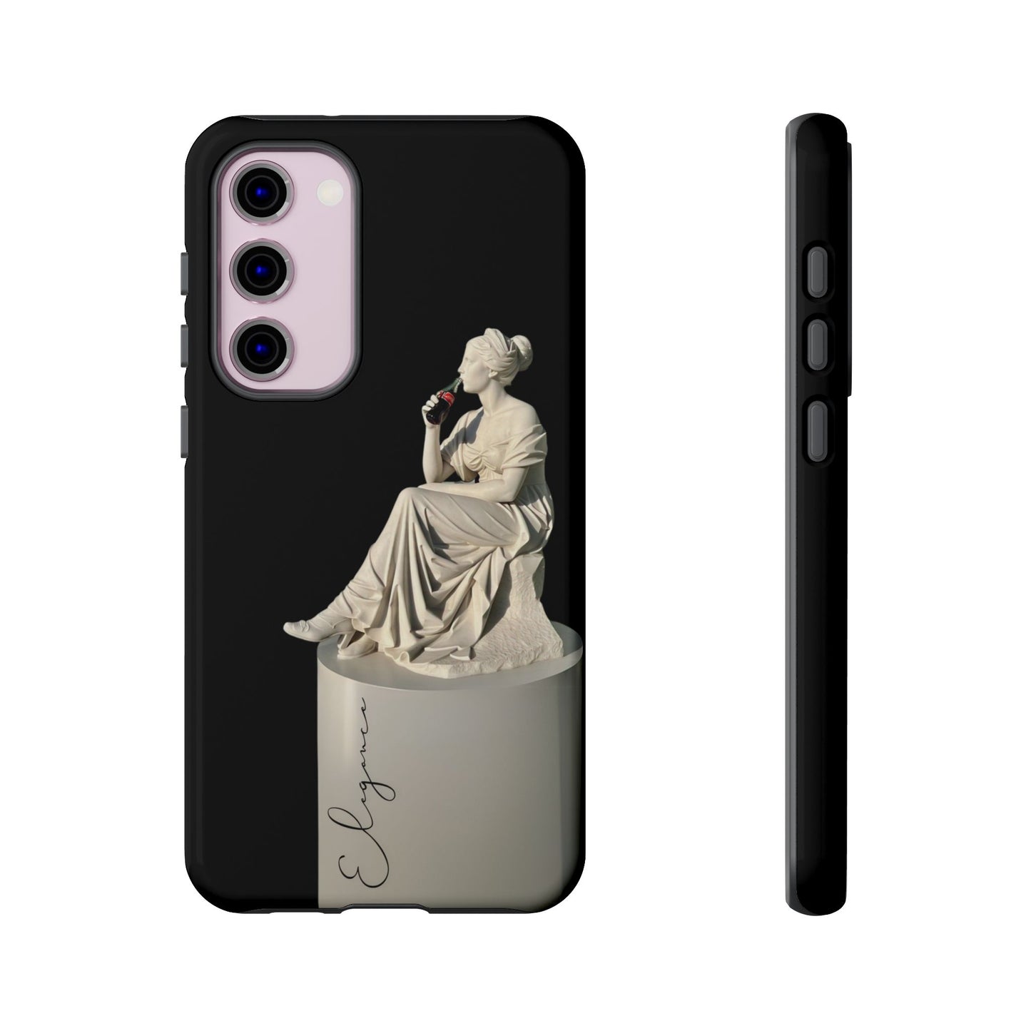 Elegant Phone Case - Stylish Tough Case with Sculpture Design