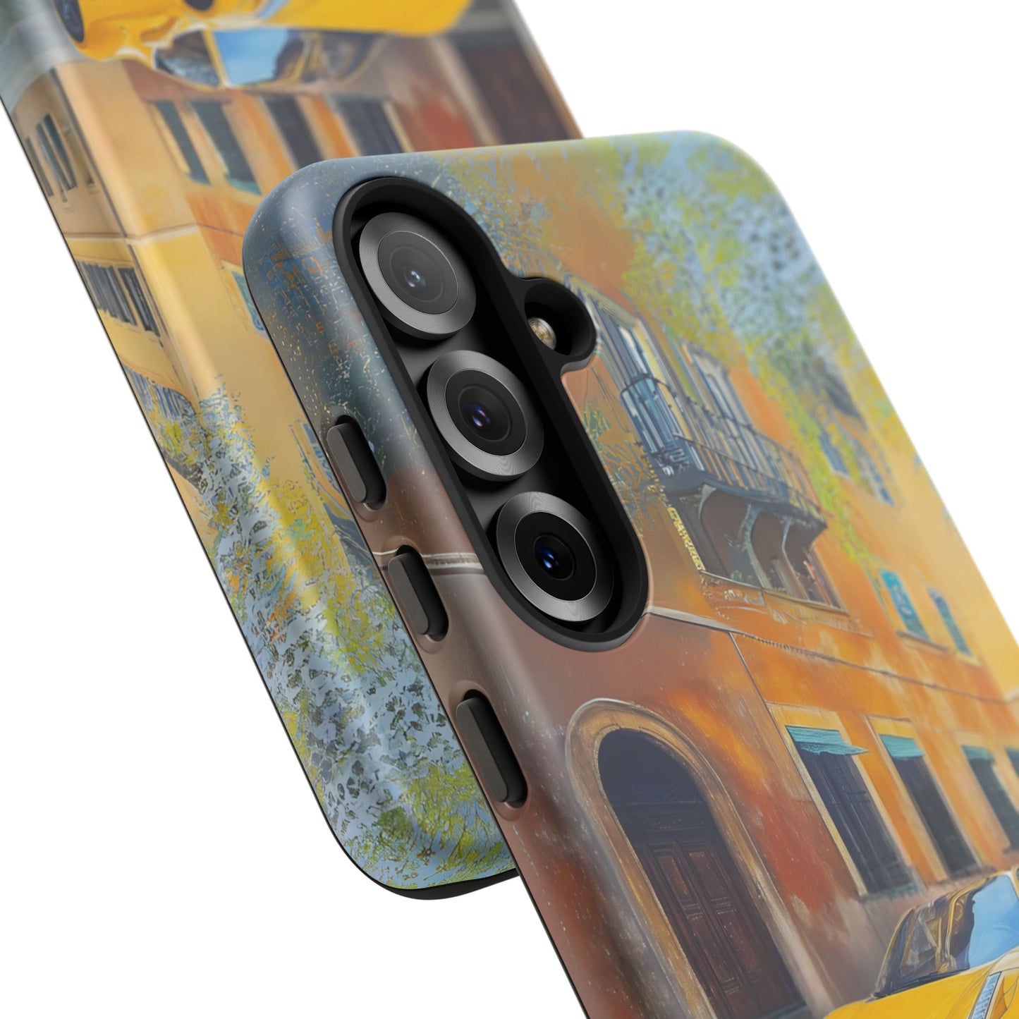 Ferrari Yellow Tough Phone Case - Stylish and Durable