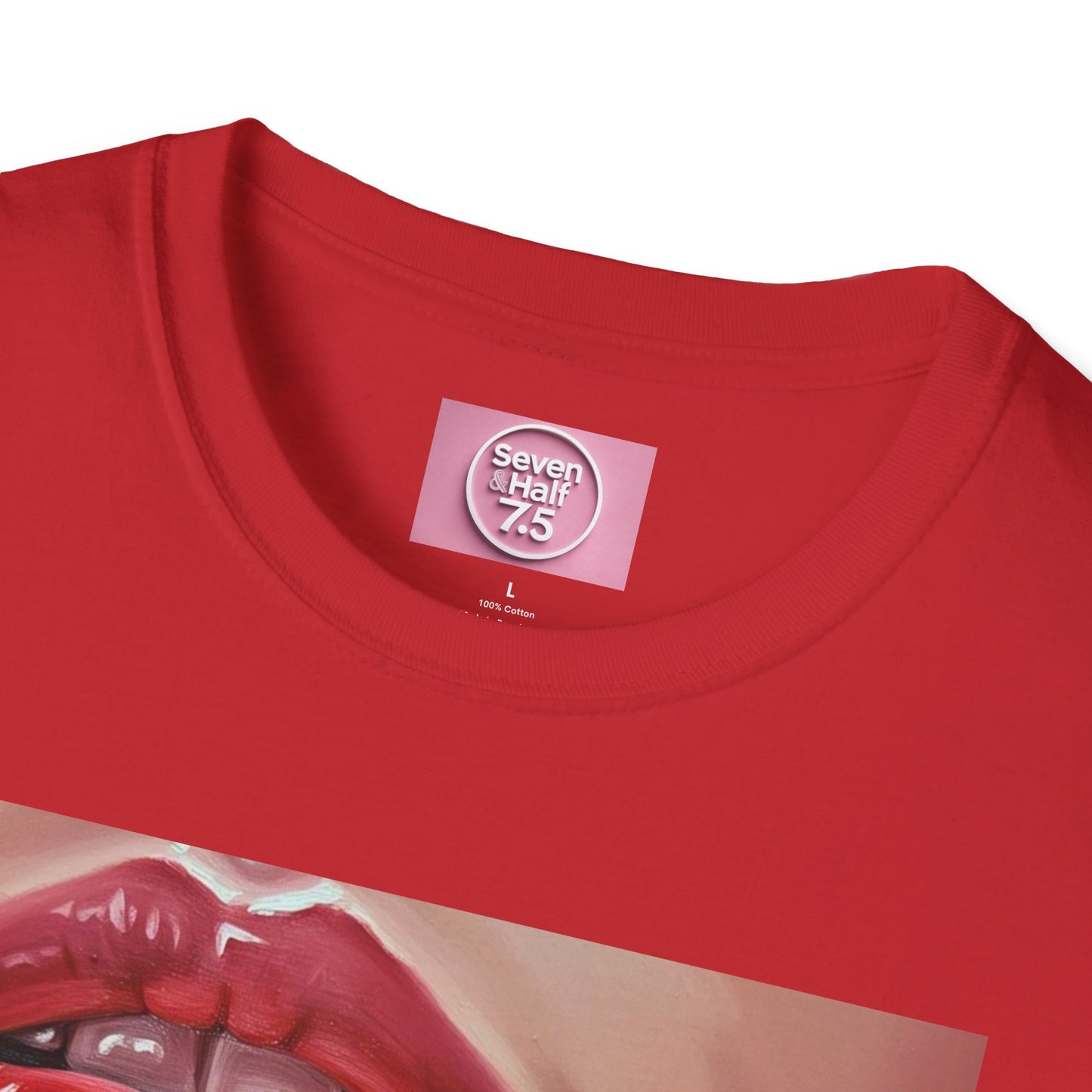Fire Lips Women's Softstyle T-Shirt - Bold Art for Confident Expressions