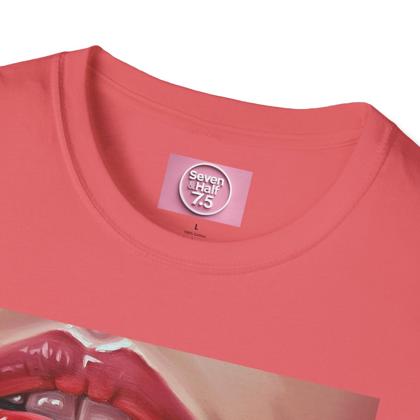 Fire Lips Women's Softstyle T-Shirt - Bold Art for Confident Expressions