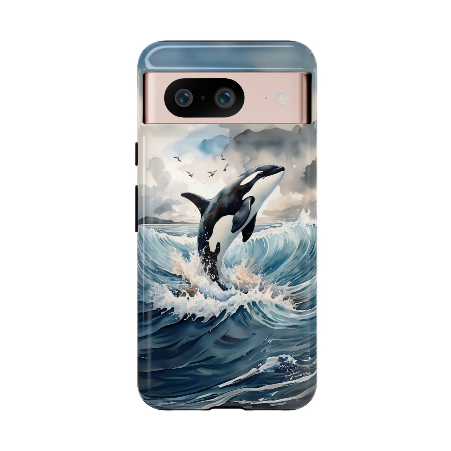 Whale Splash Phone Case - Tough & Stylish Ocean Design