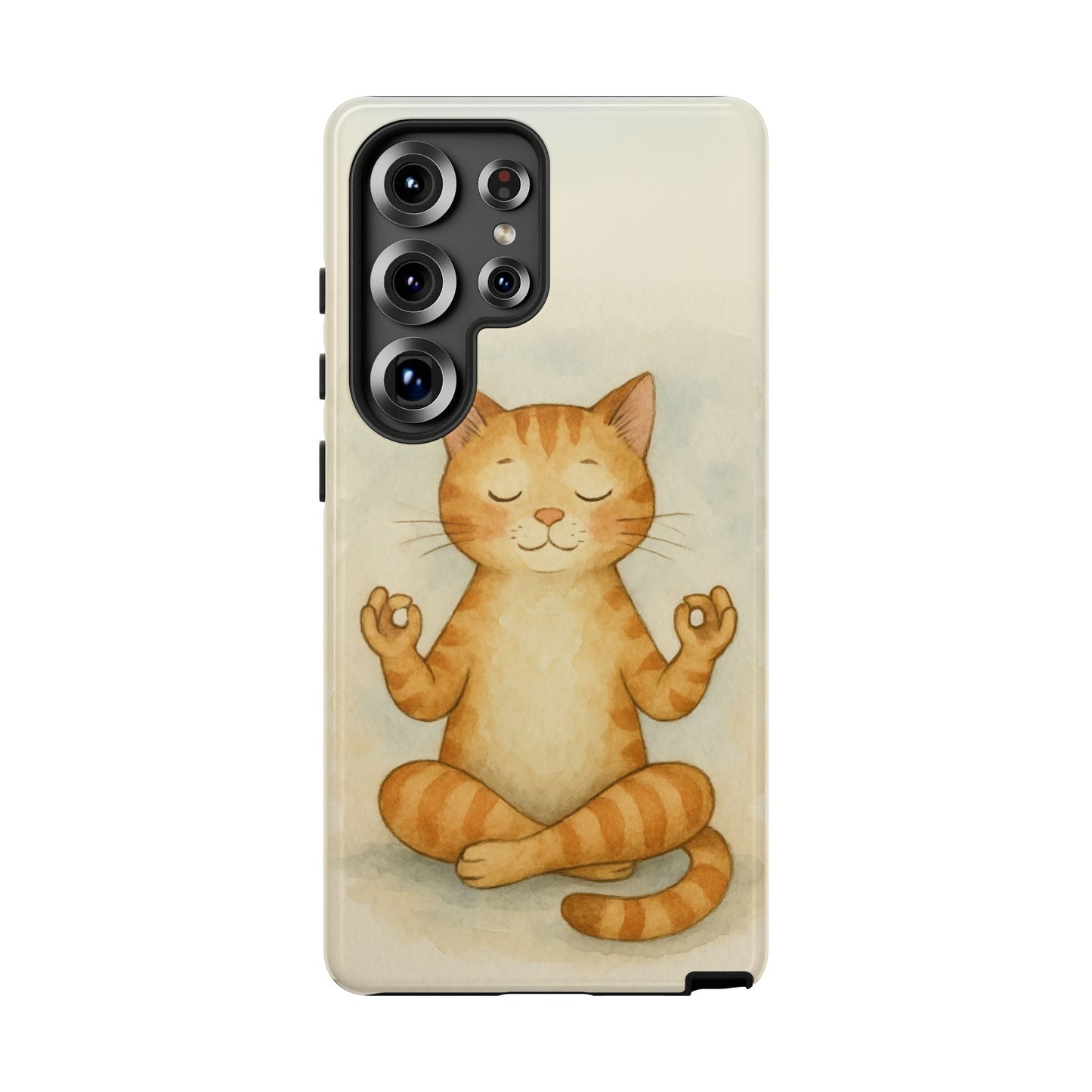 Zen Cat Phone Case - Tough & Stylish - Perfect for Cat Lovers
