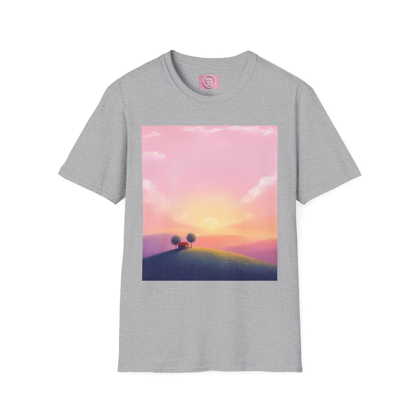 Serene Sunset Unisex Softstyle T-Shirt - Perfect for Nature Lovers