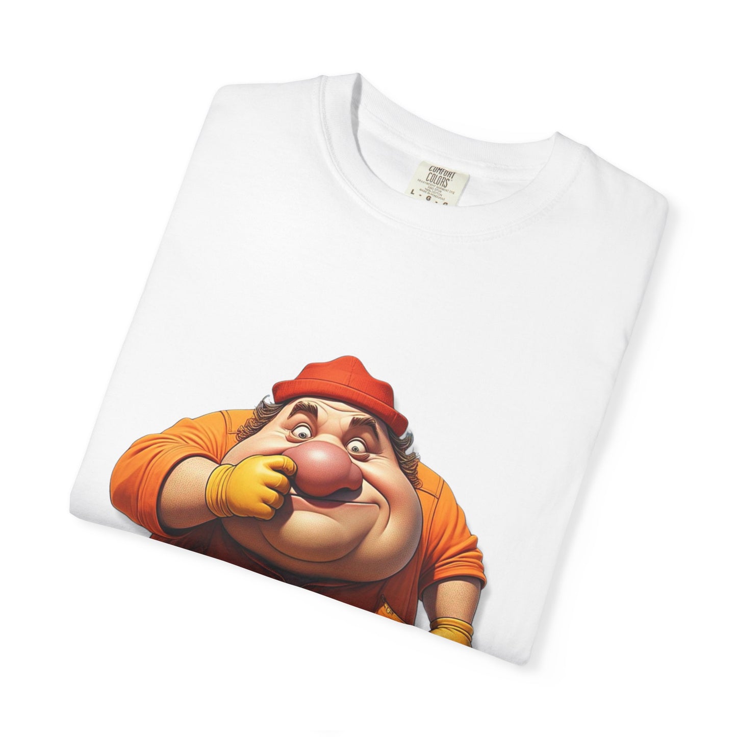 Fun Cartoon Character Unisex Garment-Dyed T-Shirt