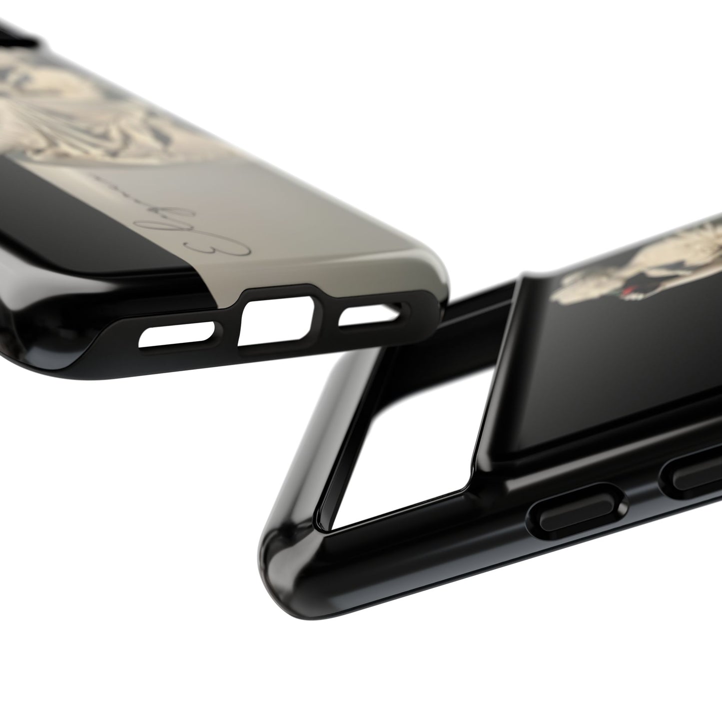 Elegant Phone Case - Stylish Tough Case with Sculpture Design