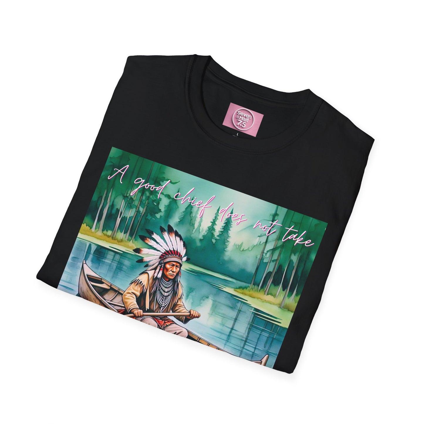 Adventure-Inspired Unisex Softstyle T-Shirt - Canoe Design