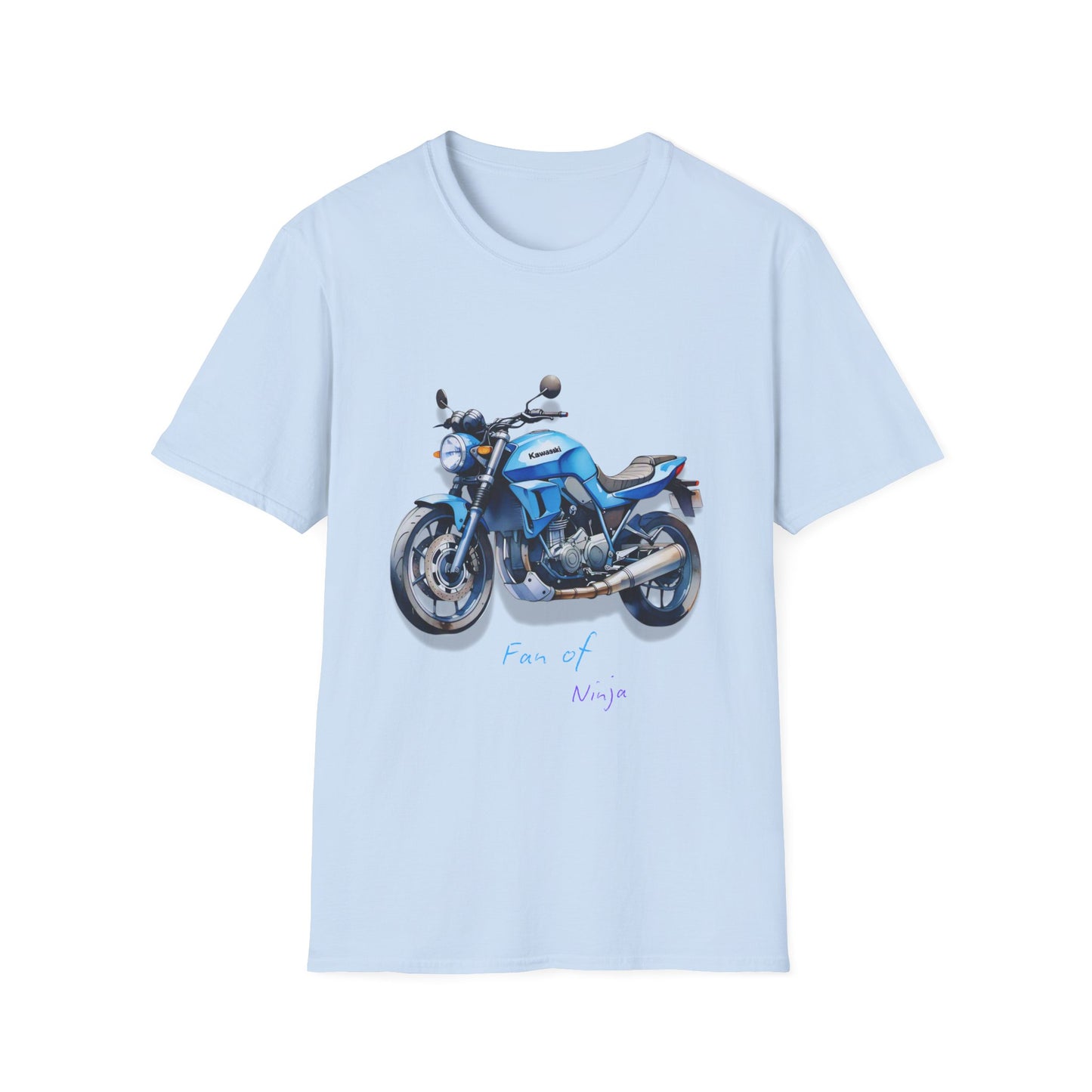 Unisex Softstyle T-Shirt - 'Fan of Ninja' Motorcycle Graphic Tee for Riders