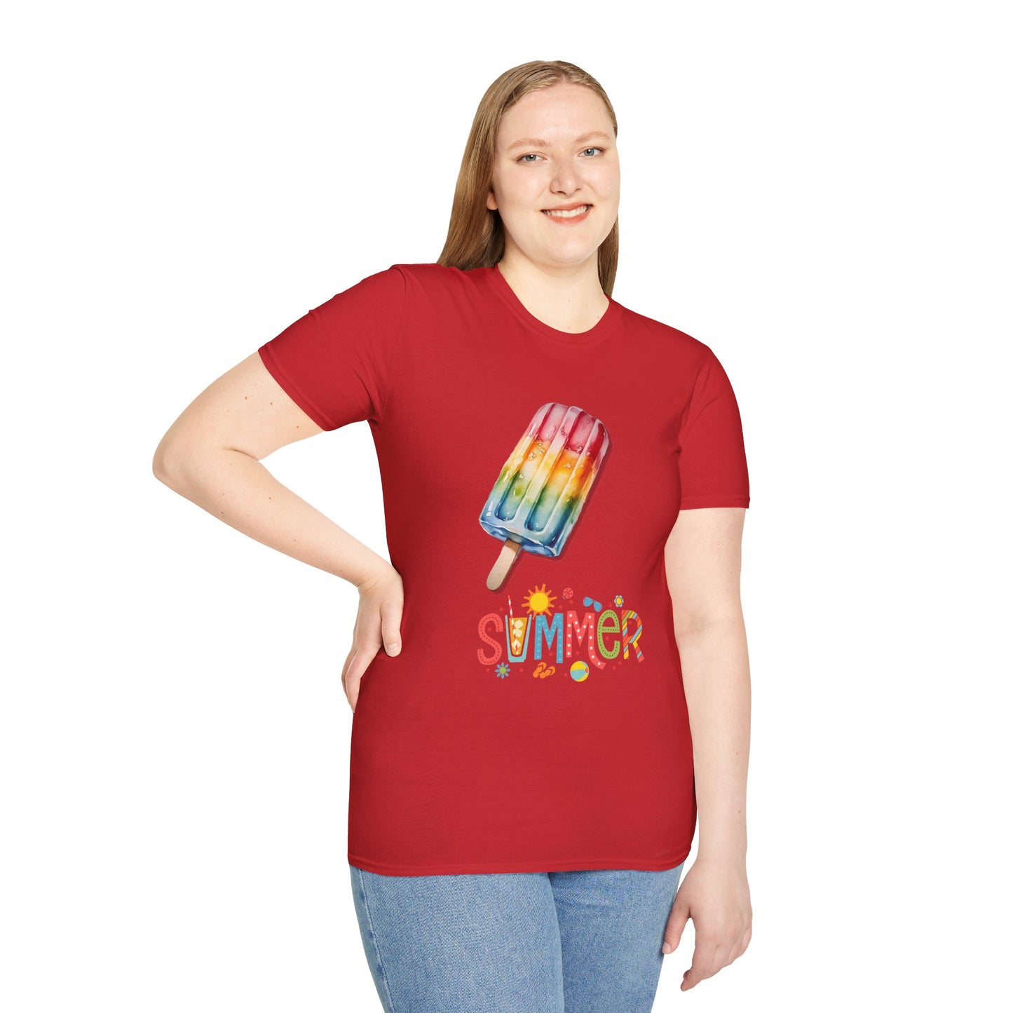 Summer Popsicle Soft style T-Shirt - Fun & Colorful Summer Vibes