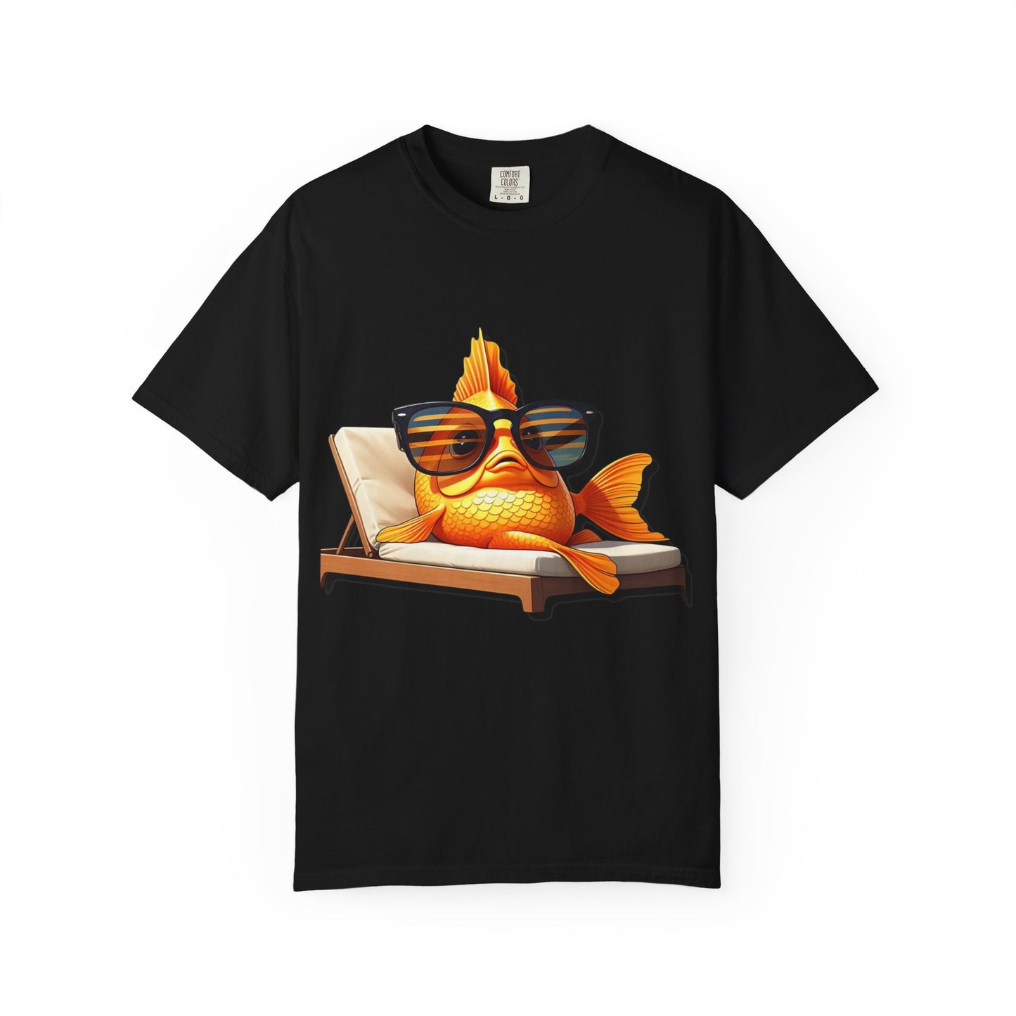 Chillin' Goldfish Unisex Garment-Dyed T-shirt