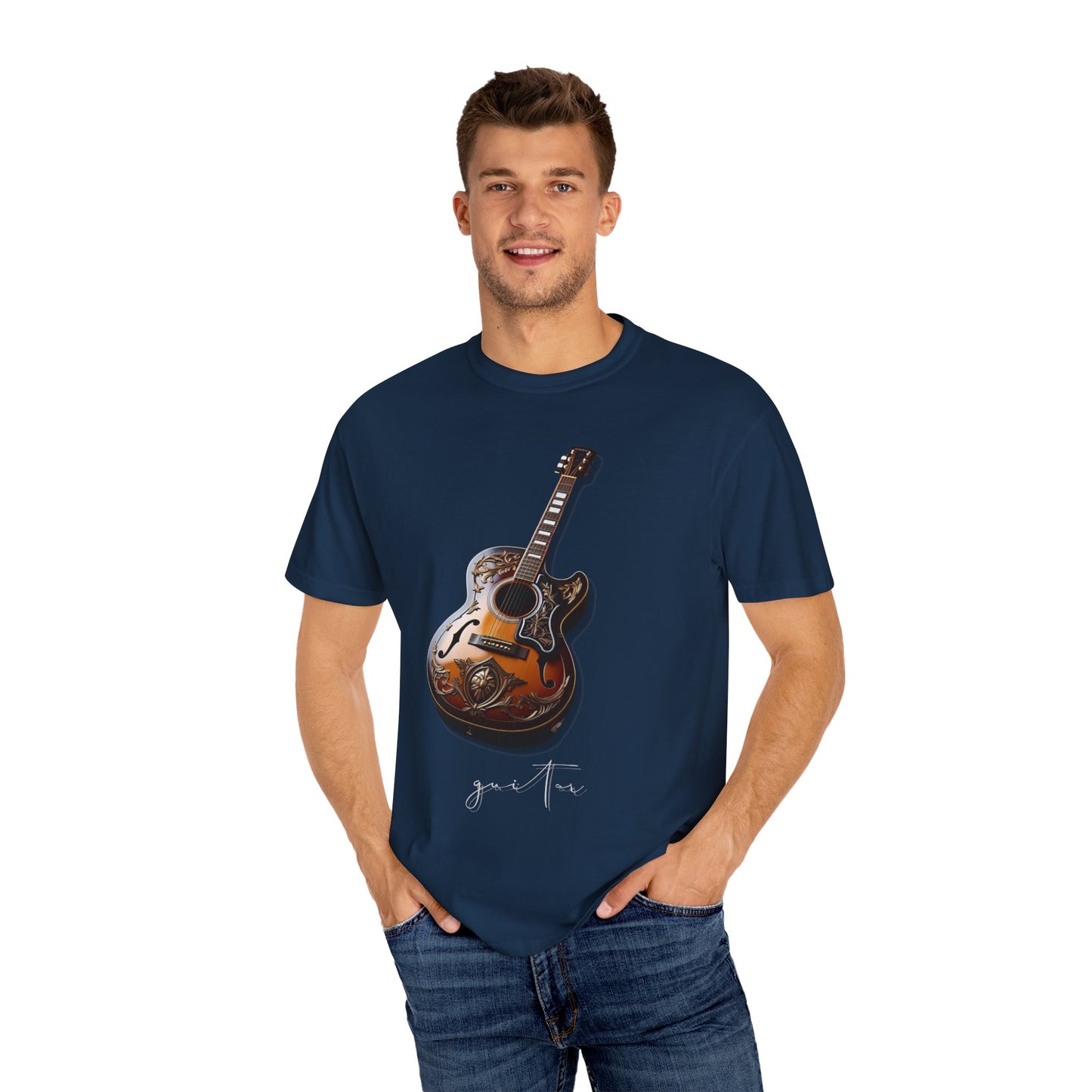 Vintage Guitar Graphic Unisex T-Shirt - Perfect for Music Lovers