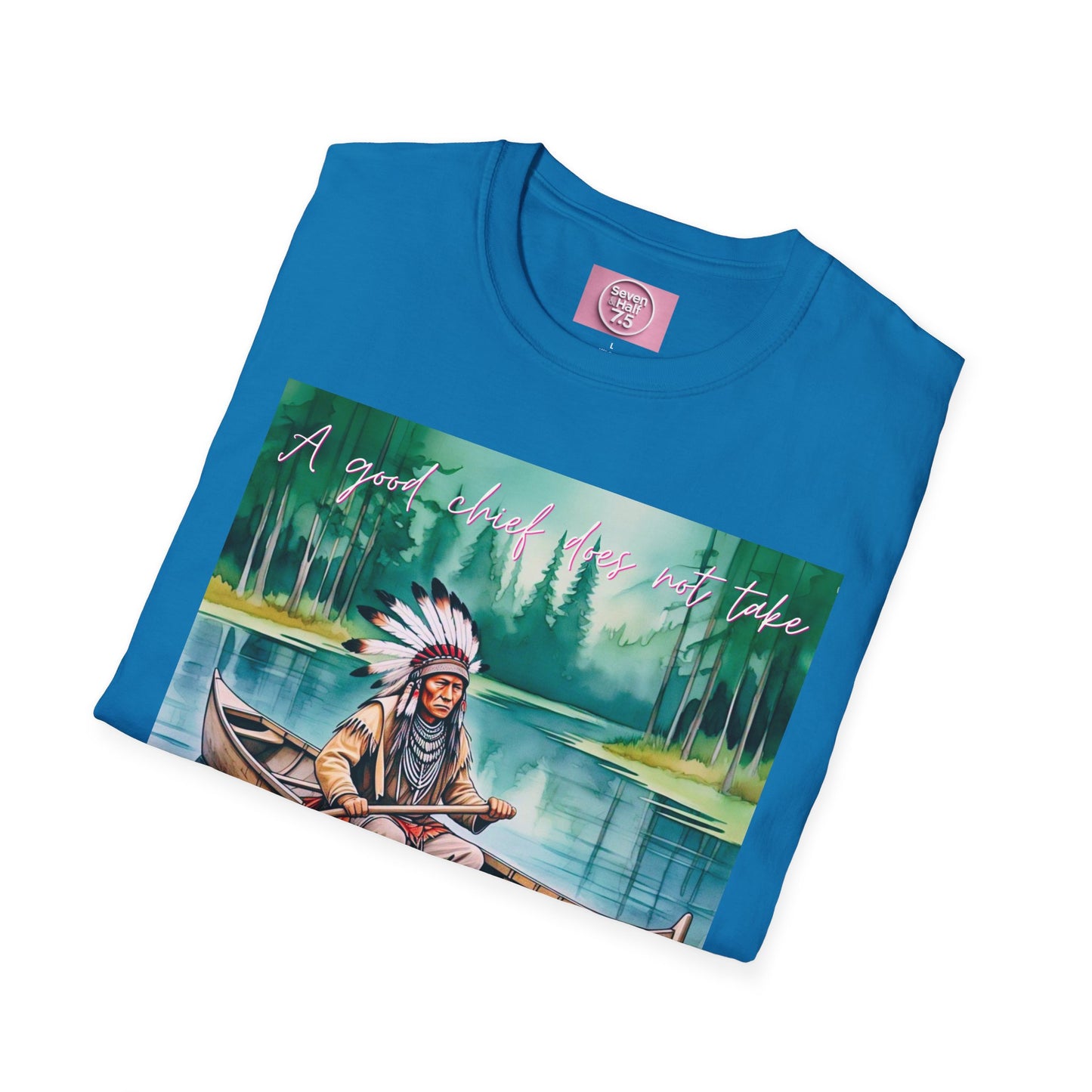 Adventure-Inspired Unisex Softstyle T-Shirt - Canoe Design