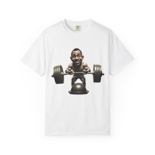Funny Weightlifting T-Shirt Garment-Dyed Tee for Fitness Enthusiasts