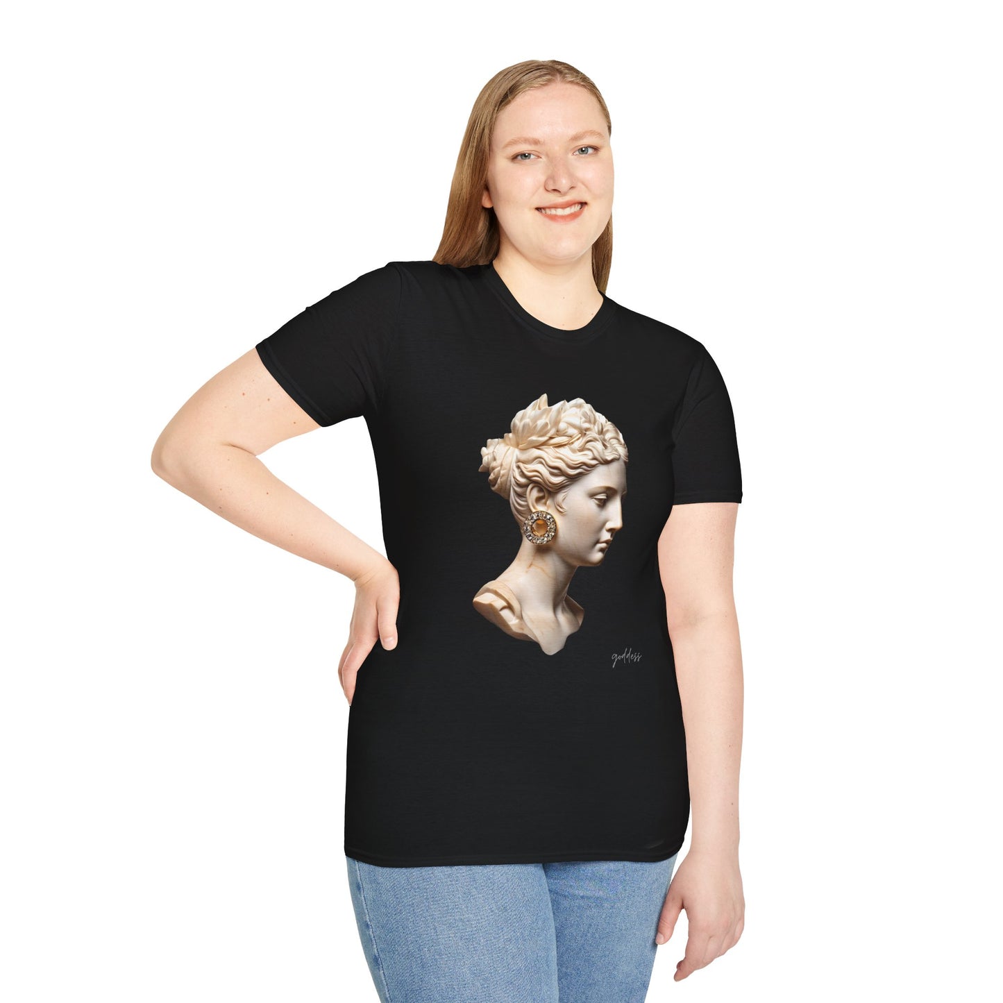 Classical Art  Softstyle T-Shirt - Elegant Athena Design