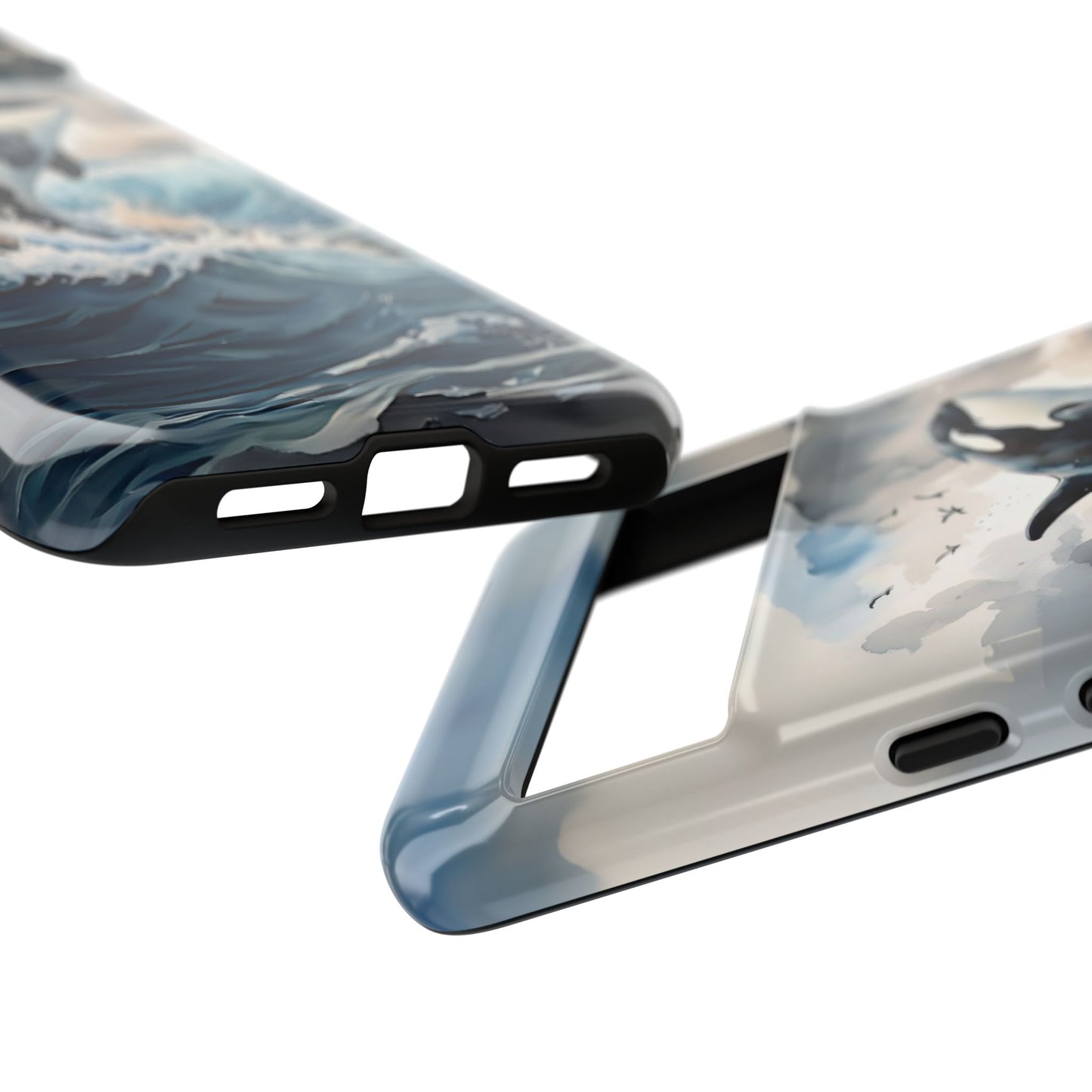 Whale Splash Phone Case - Tough & Stylish Ocean Design