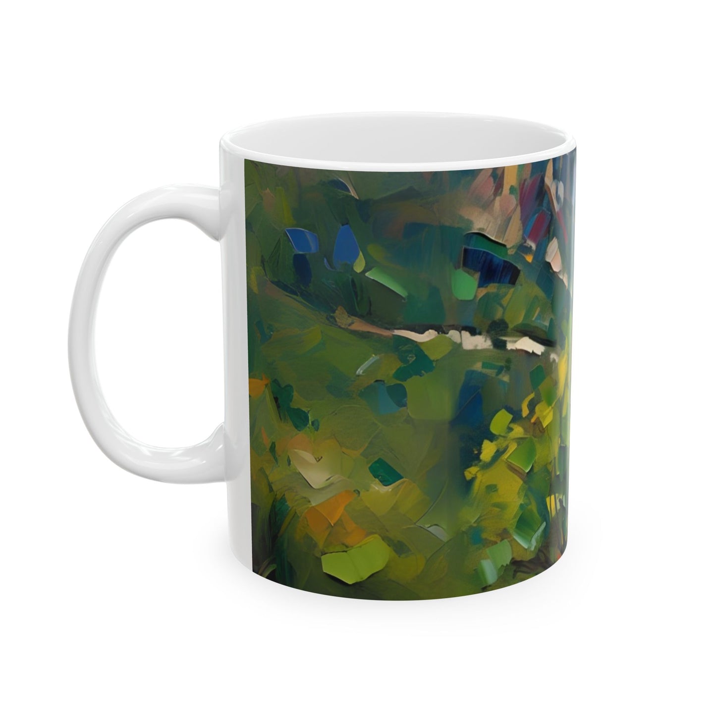 Adventure Climber Ceramic Mug (11oz, 15oz) - Perfect for Outdoor Enthusiasts
