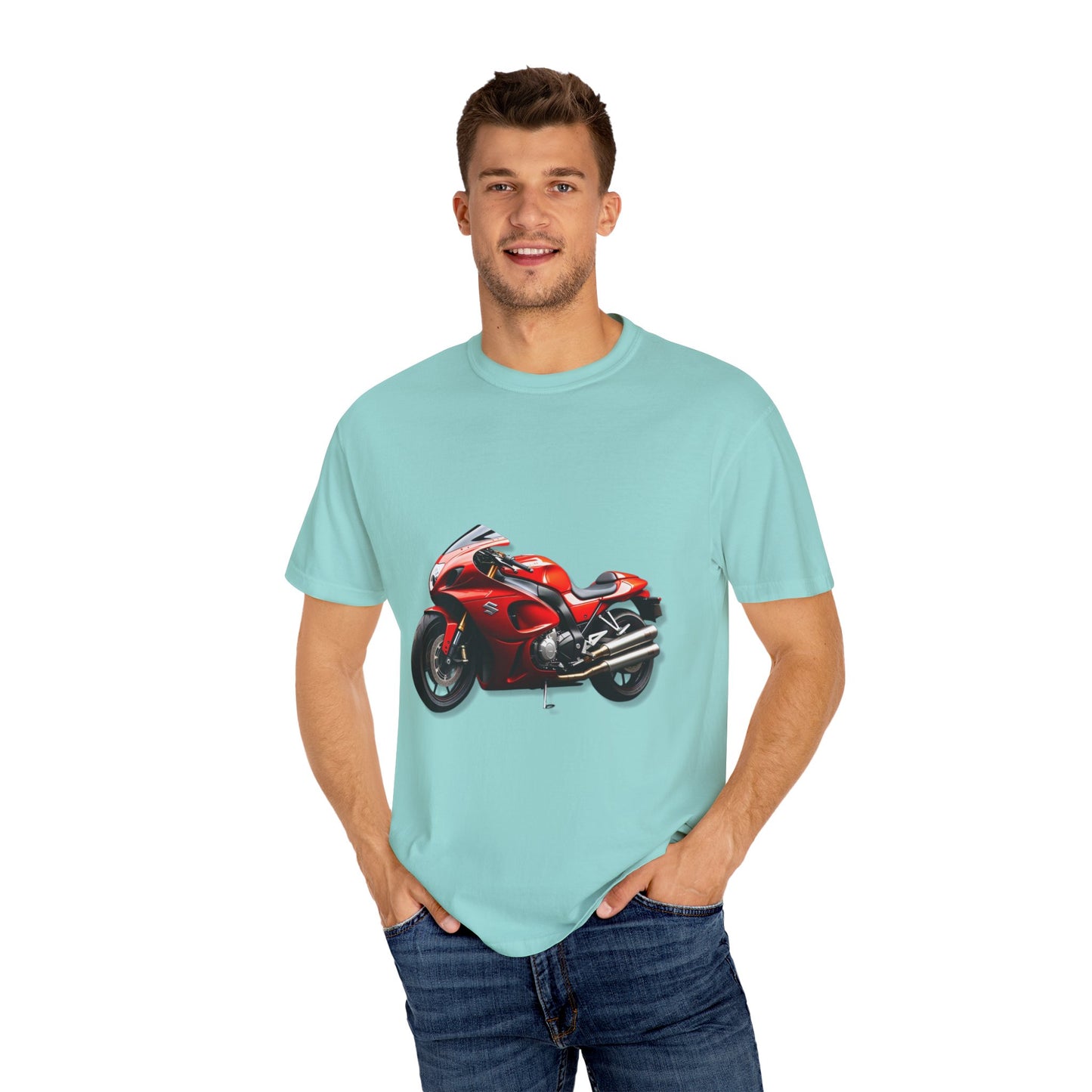 Biker Graphic Unisex T-Shirt - Vintage Motorcycle Design