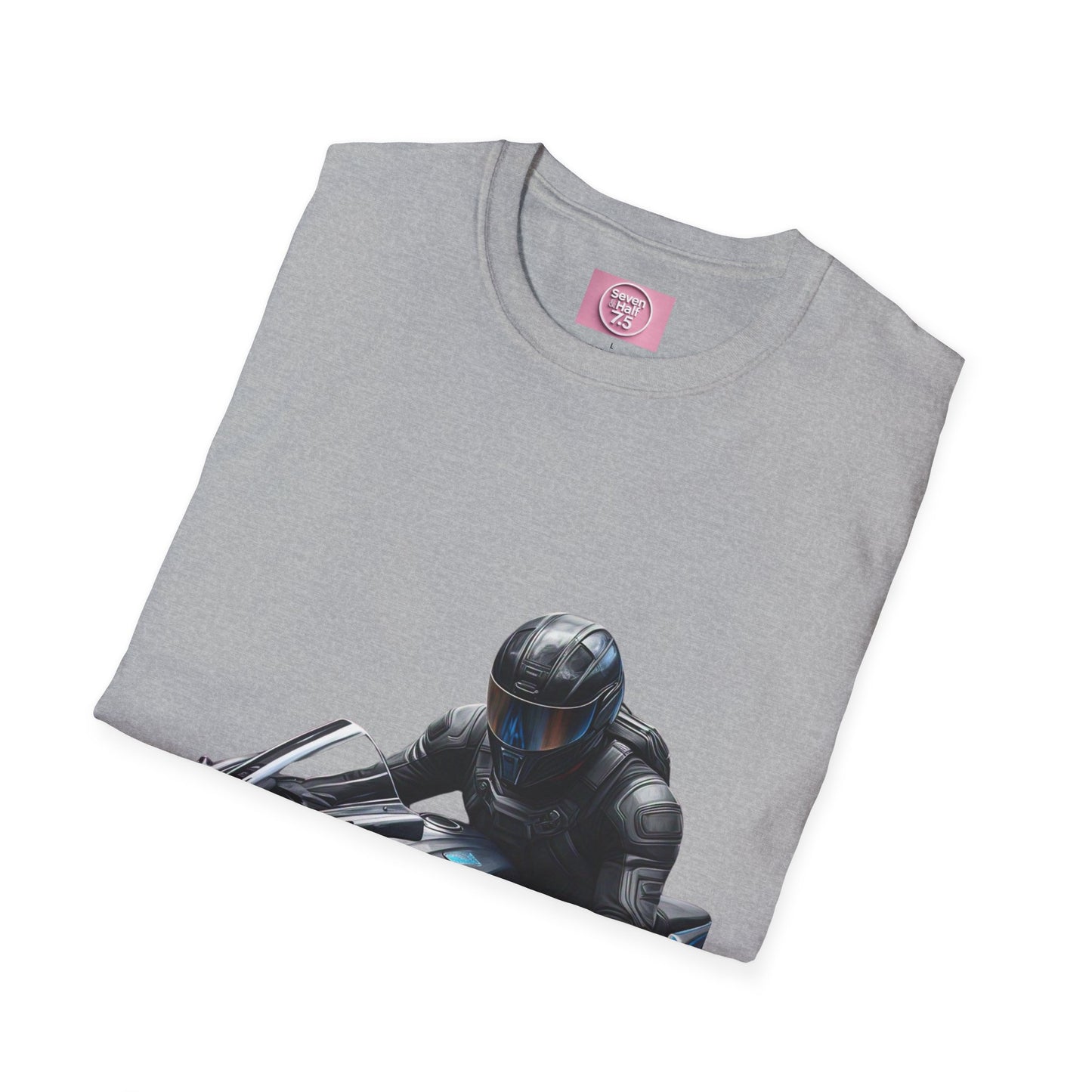 Motorcycle Rider Tee - Unisex Softstyle T-Shirt