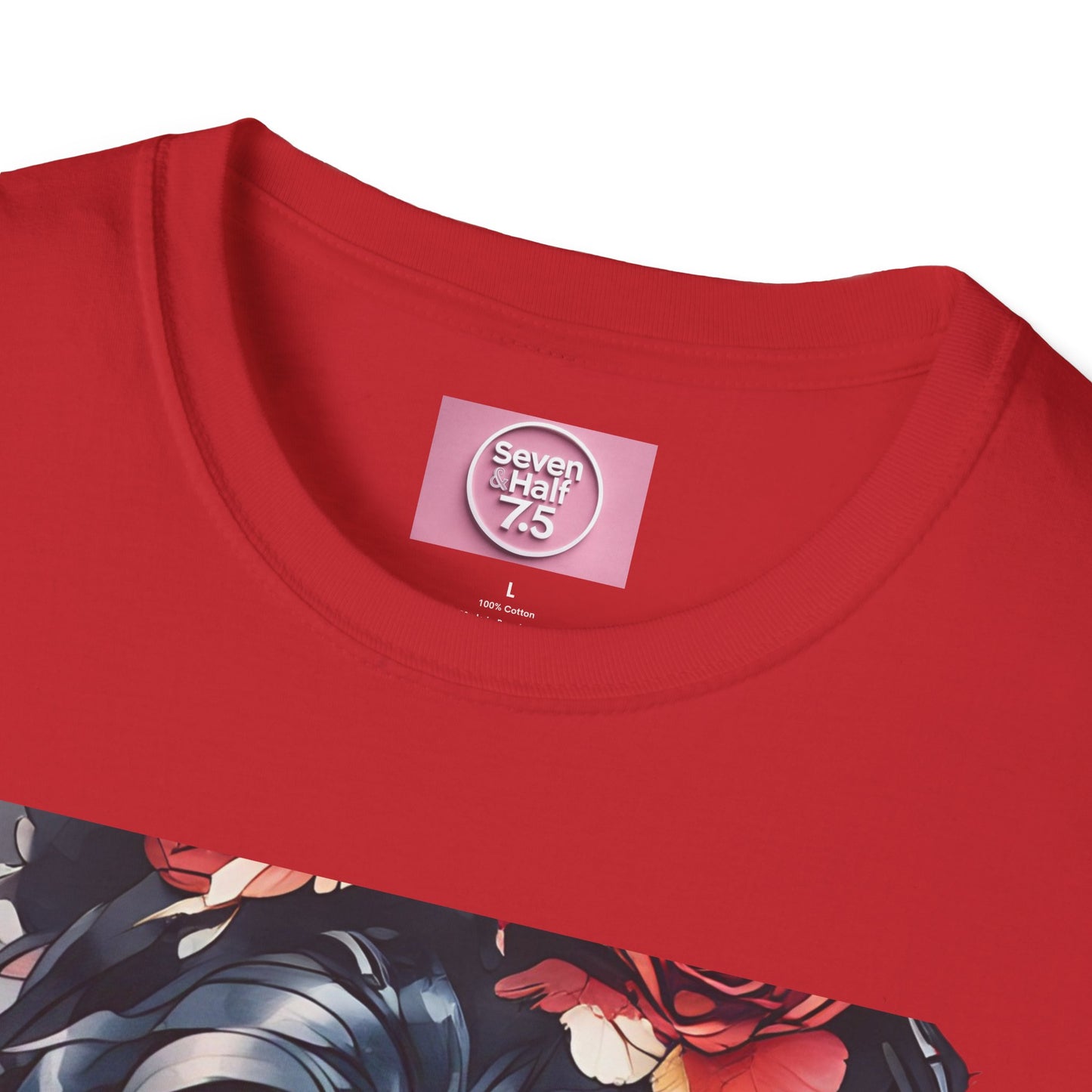 Stylish Unisex Softstyle T-Shirt - Charming Kimono Girl Design