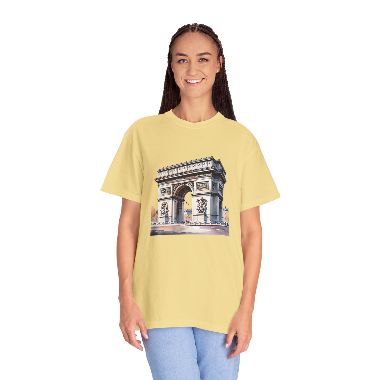 Arc de Triomphe Graphic Unisex T-Shirt - Stylish and Comfortable Casual Wear
