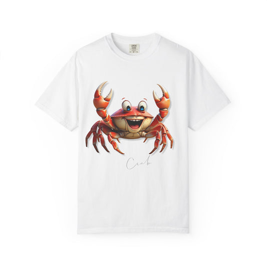 Funny Crab Graphic T-Shirt for Beach Lovers