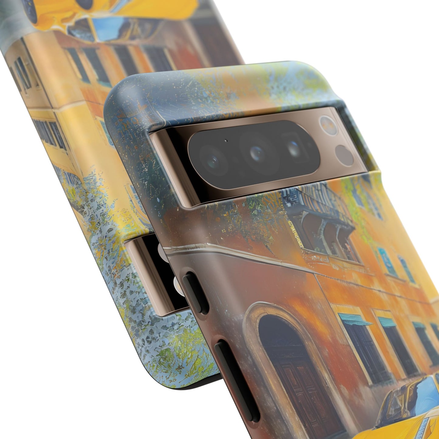 Ferrari Yellow Tough Phone Case - Stylish and Durable