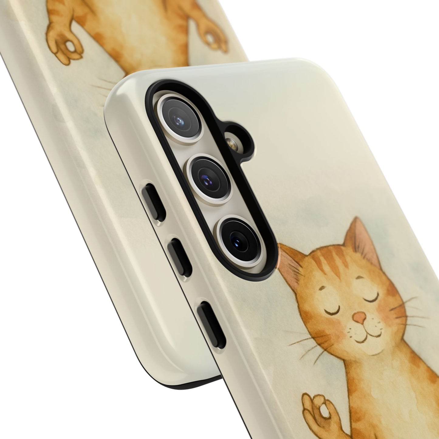 Zen Cat Phone Case - Tough & Stylish - Perfect for Cat Lovers