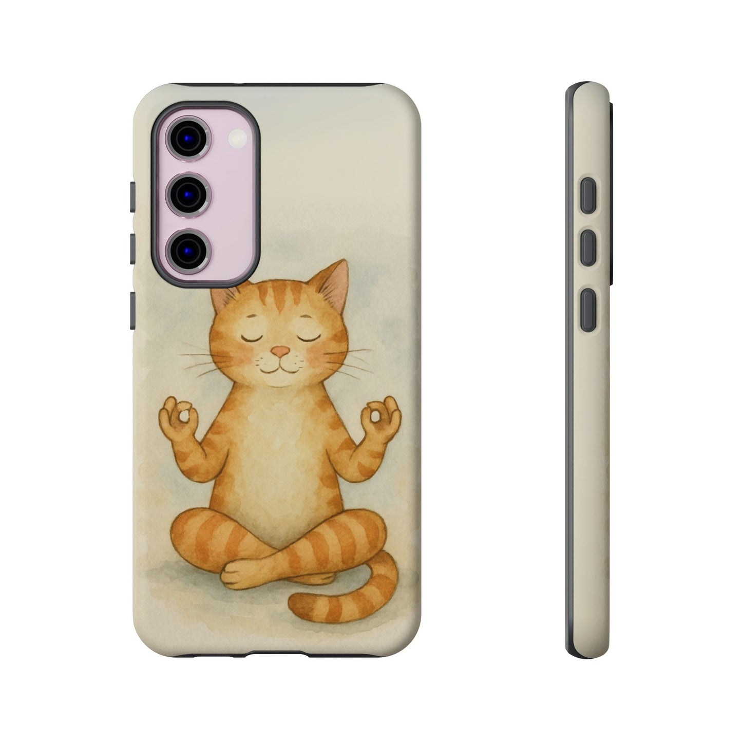 Zen Cat Phone Case - Tough & Stylish - Perfect for Cat Lovers