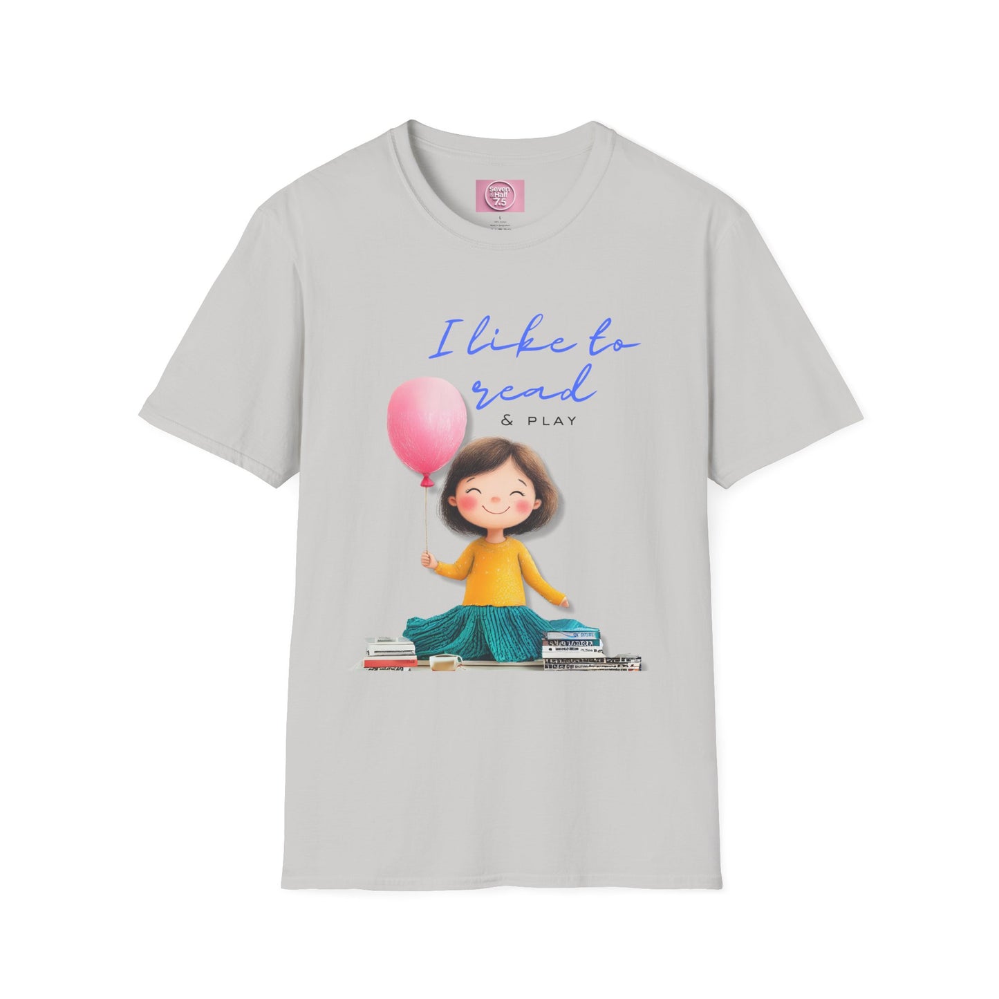 Women's Fun T-Shirt - "I Like to Read & Play"
