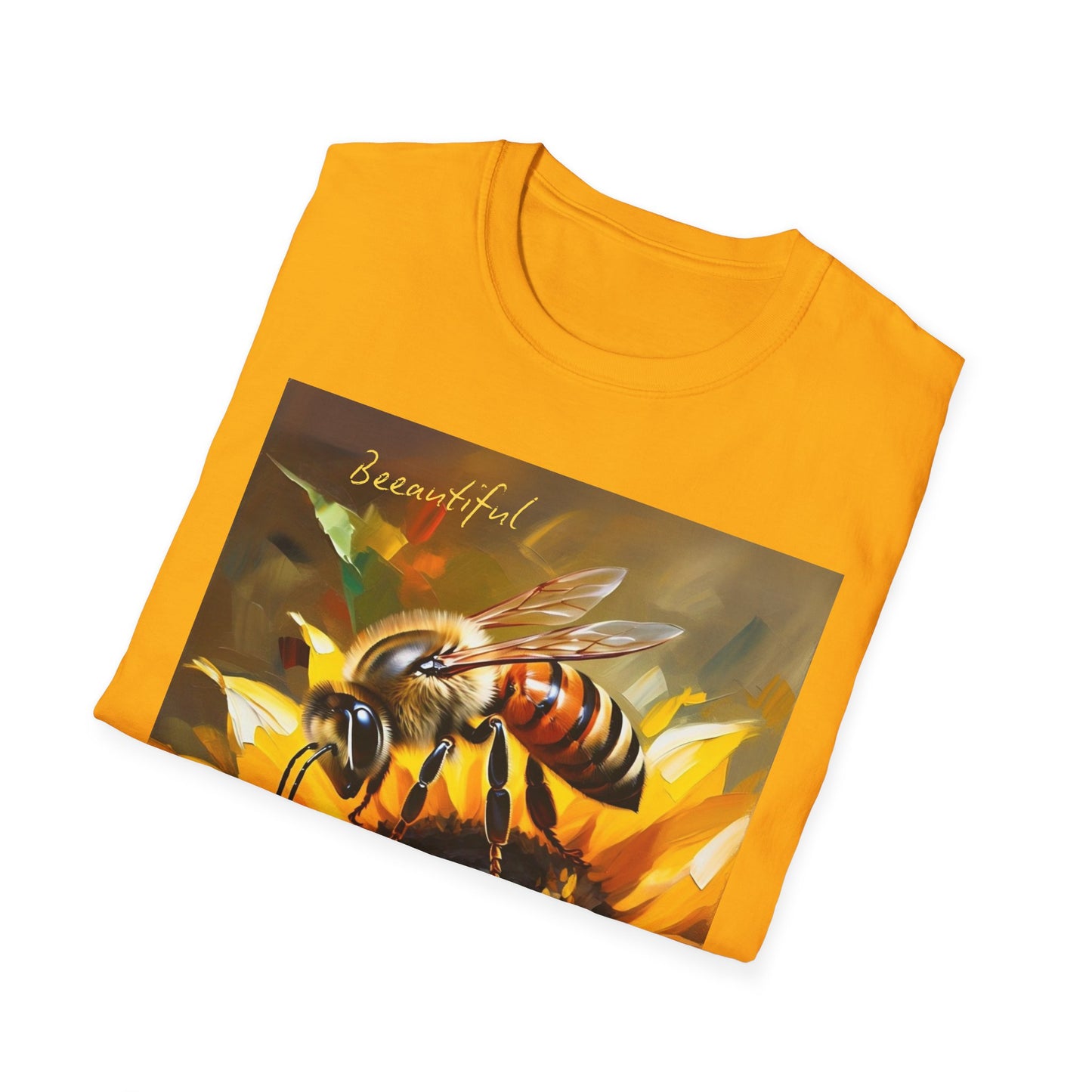 Bee-autiful Unisex Softstyle T-Shirt | Nature Lover's Gift | Perfect for Spring & Summer