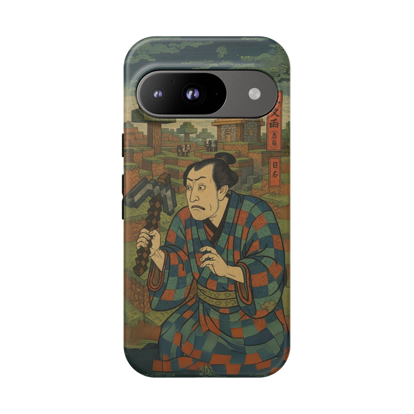 Tough Cases - Japanese Art Phone Case with Warrior Design