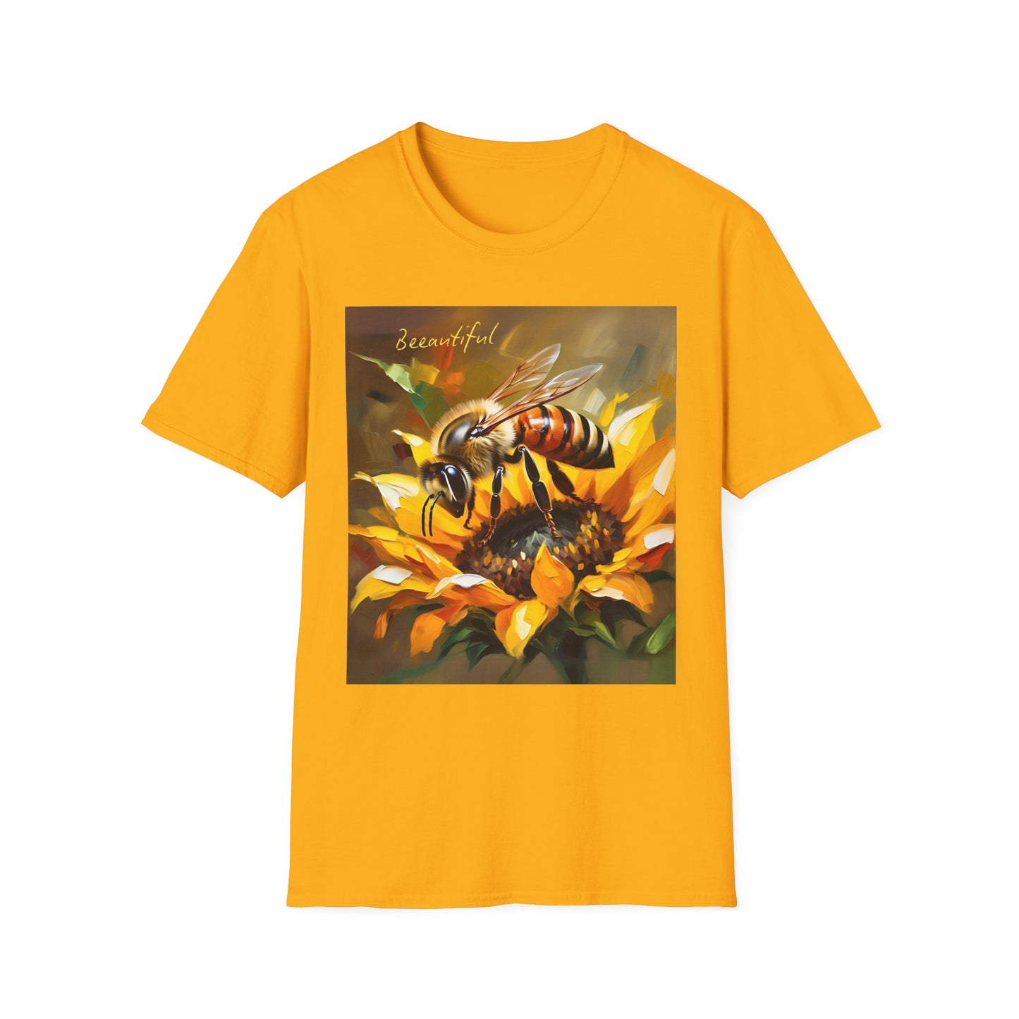 Bee-autiful Unisex Softstyle T-Shirt | Nature Lover's Gift | Perfect for Spring & Summer