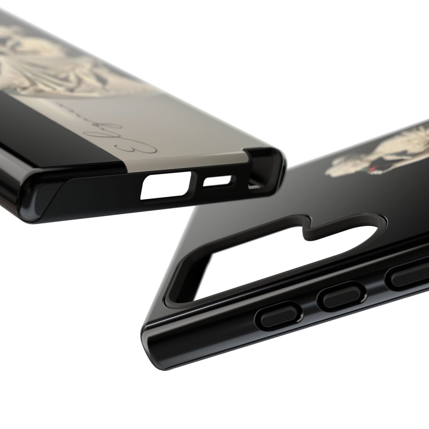 Elegant Phone Case - Stylish Tough Case with Sculpture Design