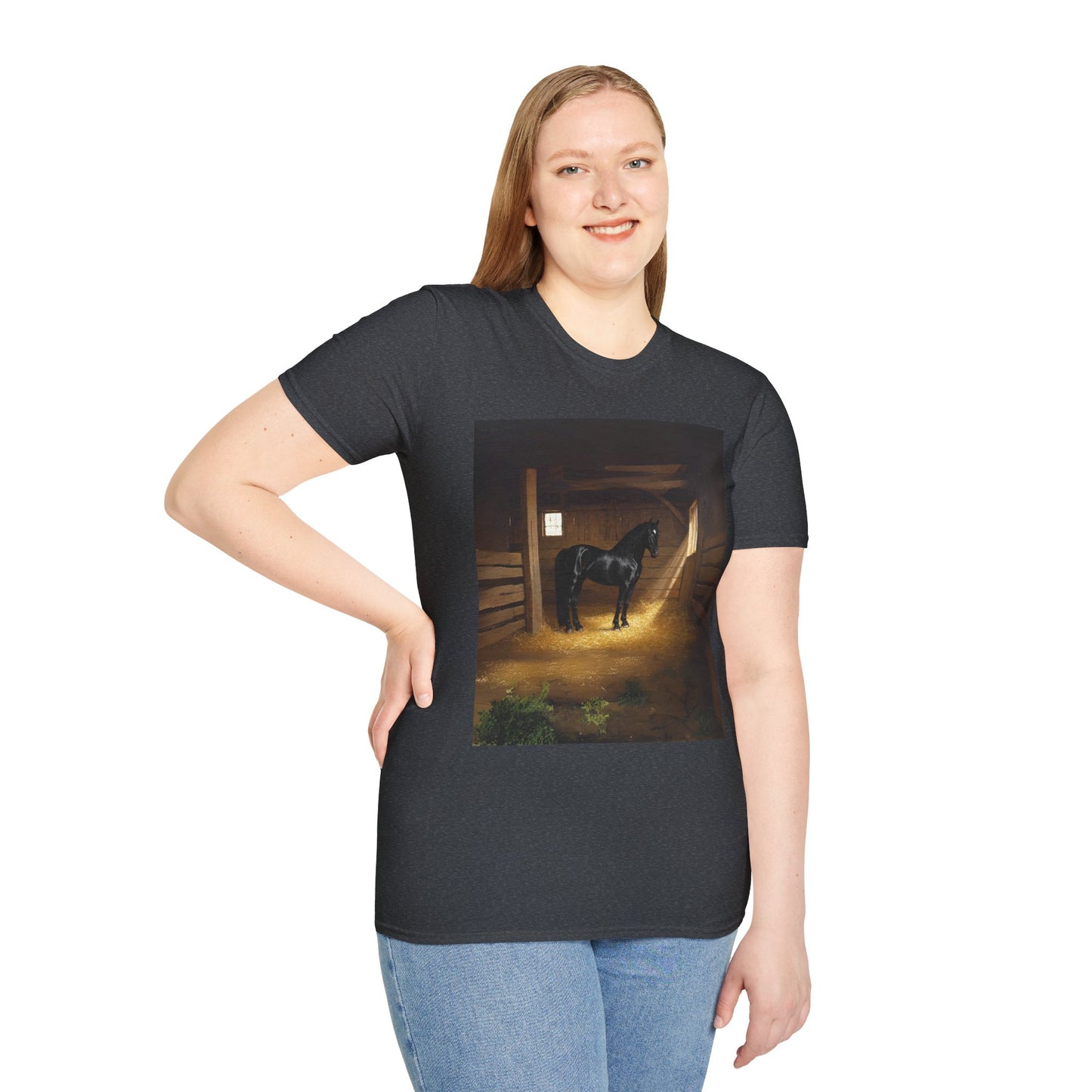 Equestrian Dreams Unisex Softstyle T-Shirt - Perfect for Horse Lovers