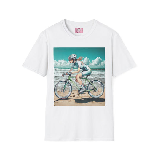 Beach Bike Ride Unisex Softstyle T-Shirt