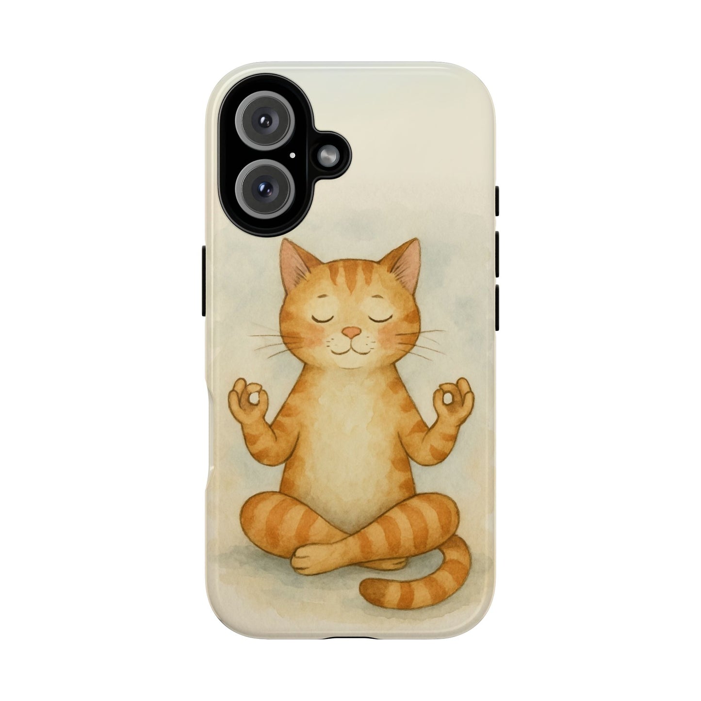 Zen Cat Phone Case - Tough & Stylish - Perfect for Cat Lovers