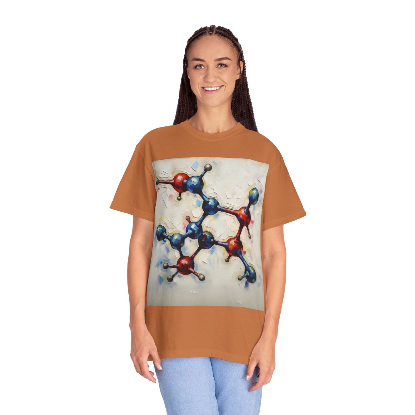 Unisex Artistic Molecule T-Shirt | Science-Inspired Design