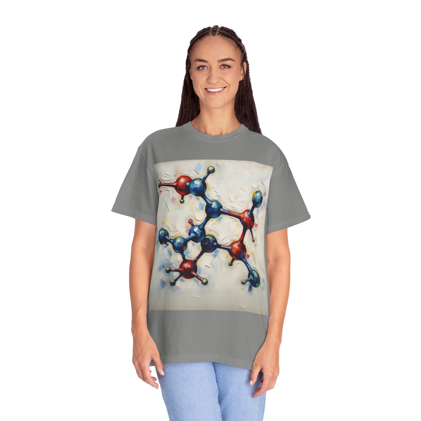 Unisex Artistic Molecule T-Shirt | Science-Inspired Design