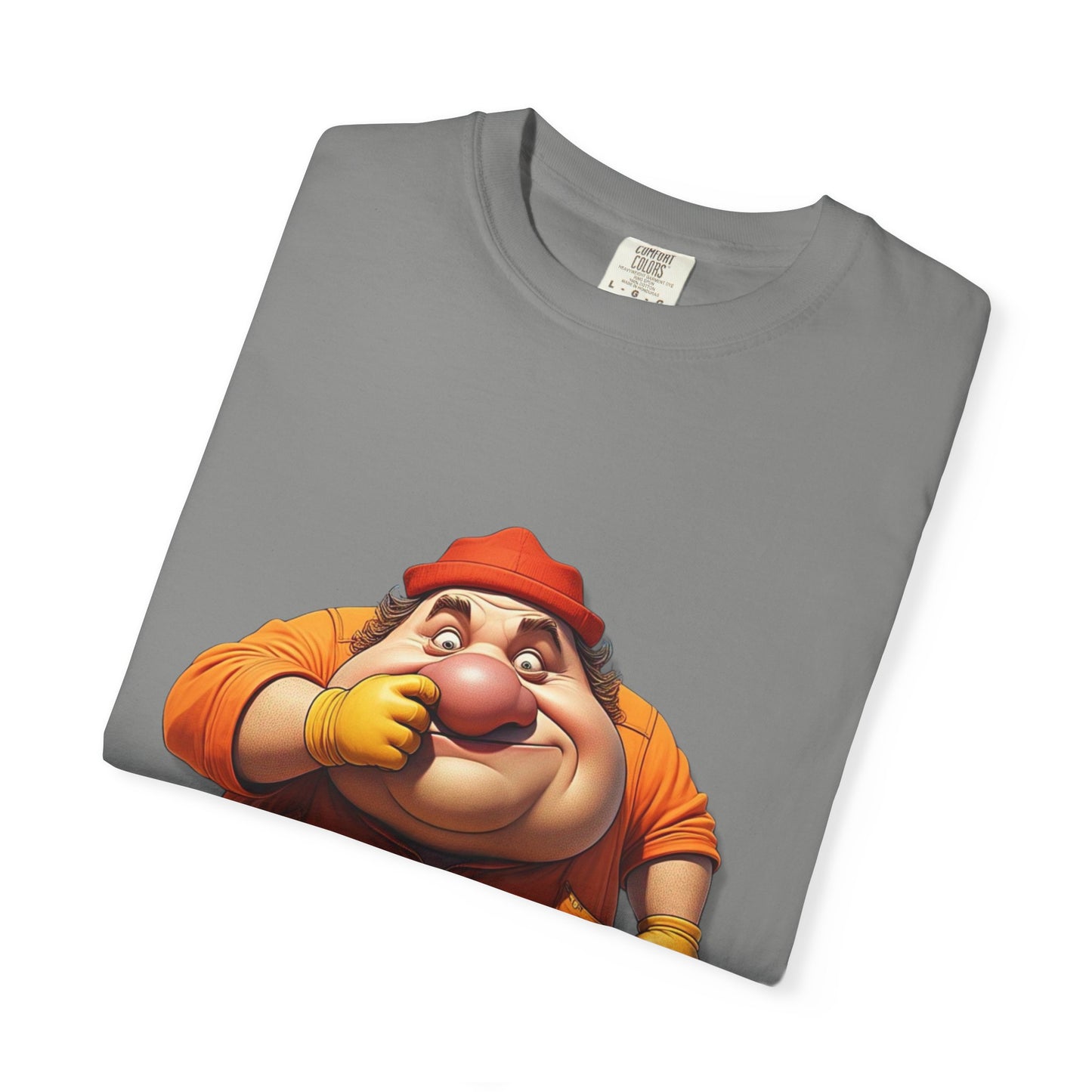 Fun Cartoon Character Unisex Garment-Dyed T-Shirt