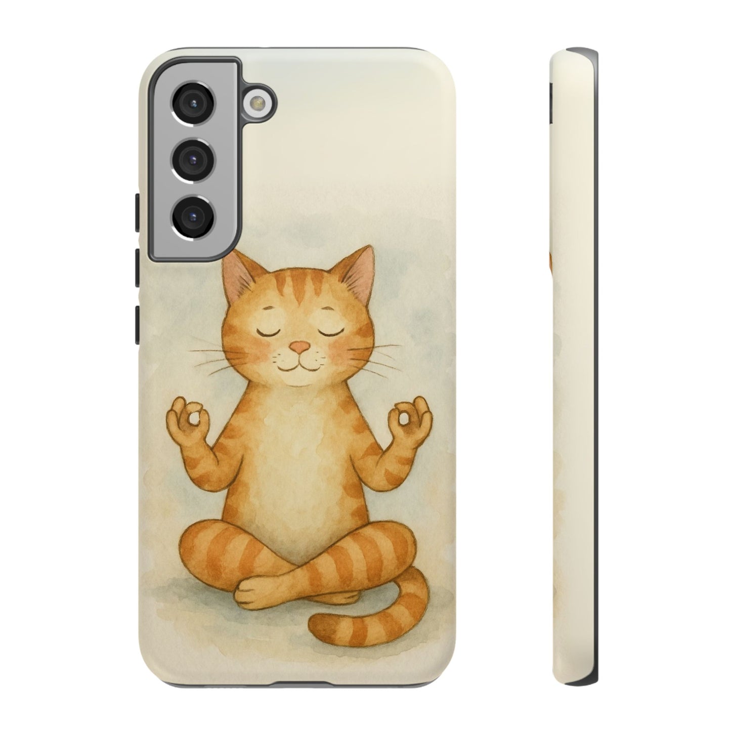 Zen Cat Phone Case - Tough & Stylish - Perfect for Cat Lovers
