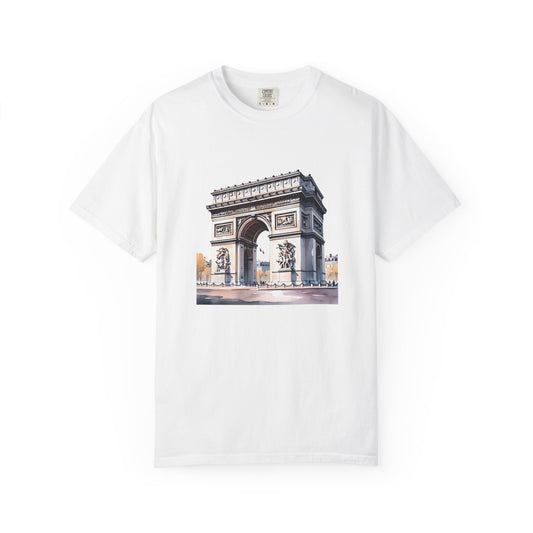 Arc de Triomphe Graphic Unisex T-Shirt - Stylish and Comfortable Casual Wear
