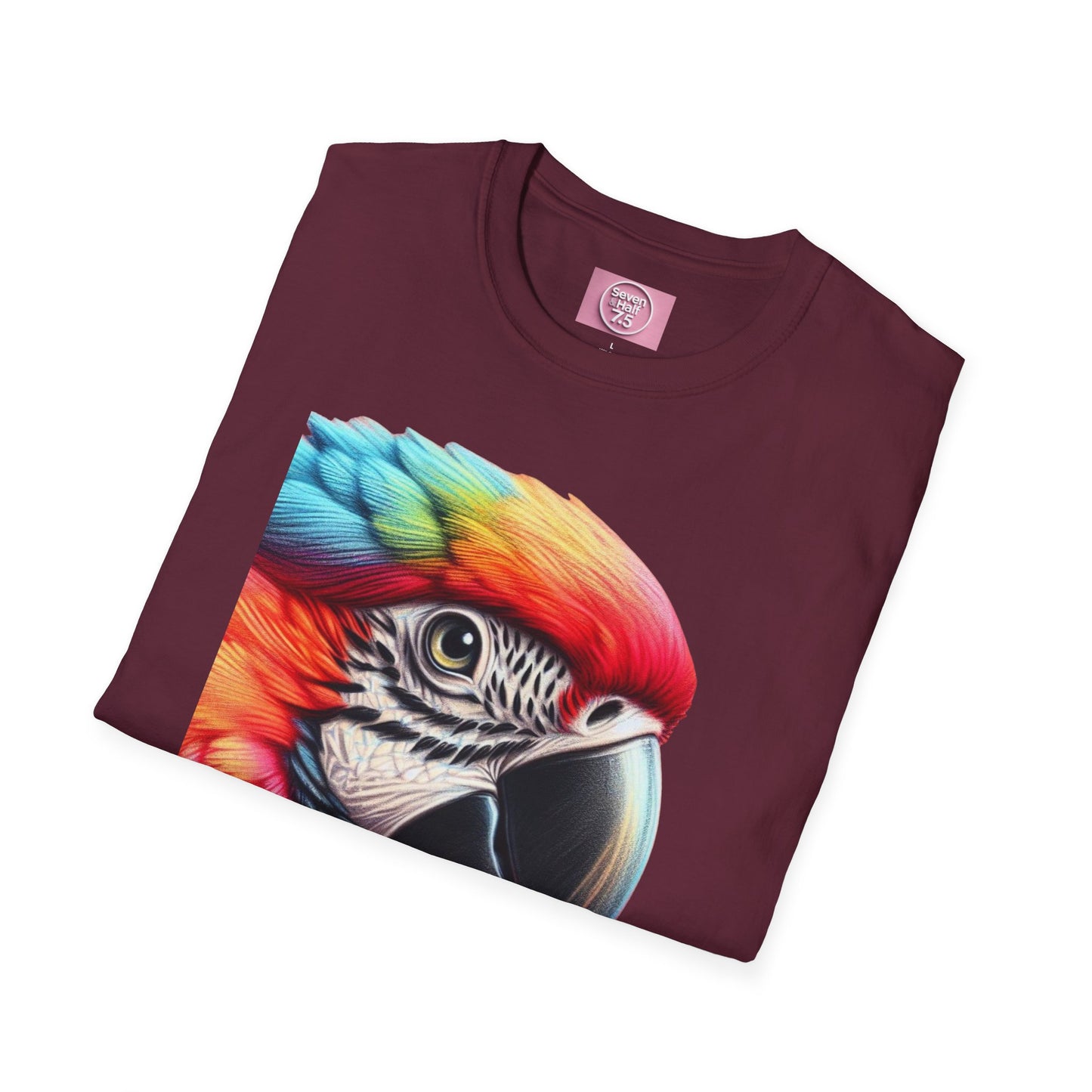 Vibrant Parrot Teamwork T-Shirt for Nature Lovers