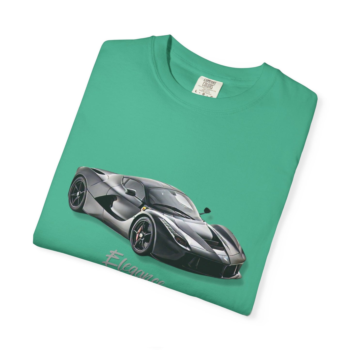 Elegant Car Graphic Unisex Garment-Dyed T-Shirt