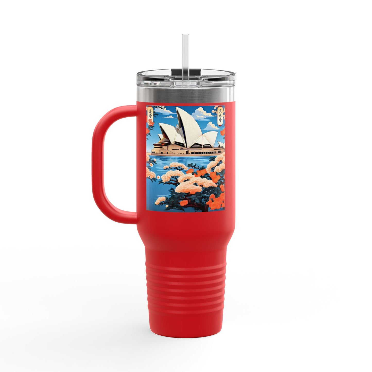 Stylish 40oz Insulated Travel Mug – Perfect for Adventure Seekers & Coffee Lovers!