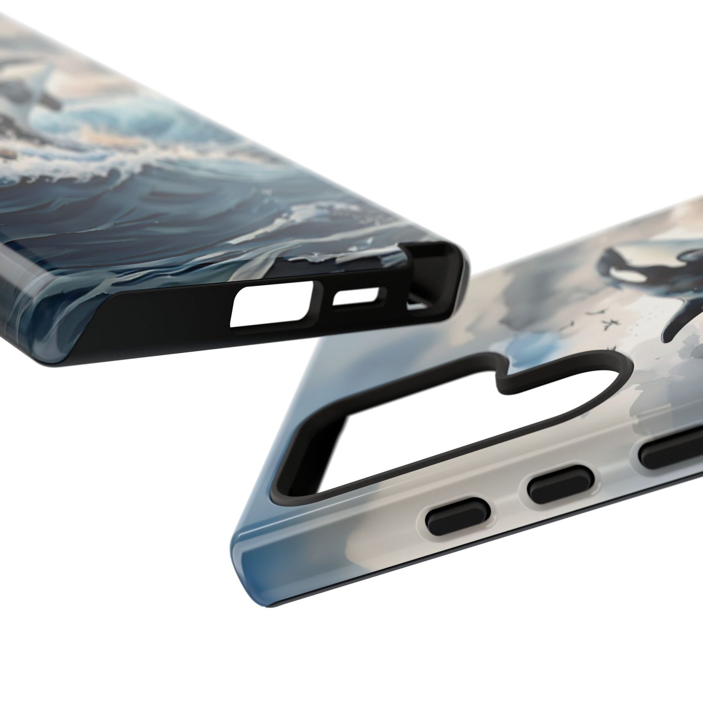 Whale Splash Phone Case - Tough & Stylish Ocean Design