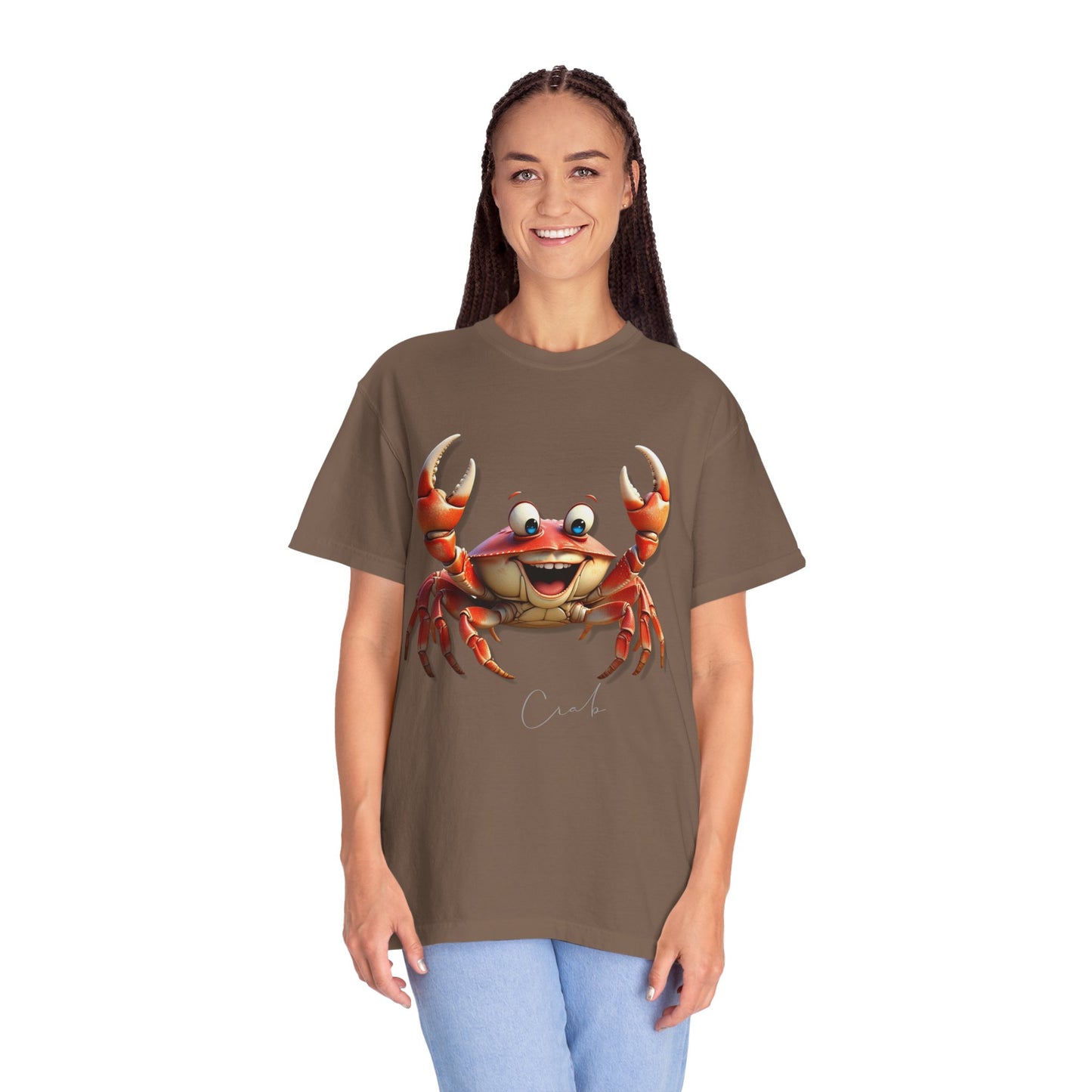 Funny Crab Graphic T-Shirt for Beach Lovers