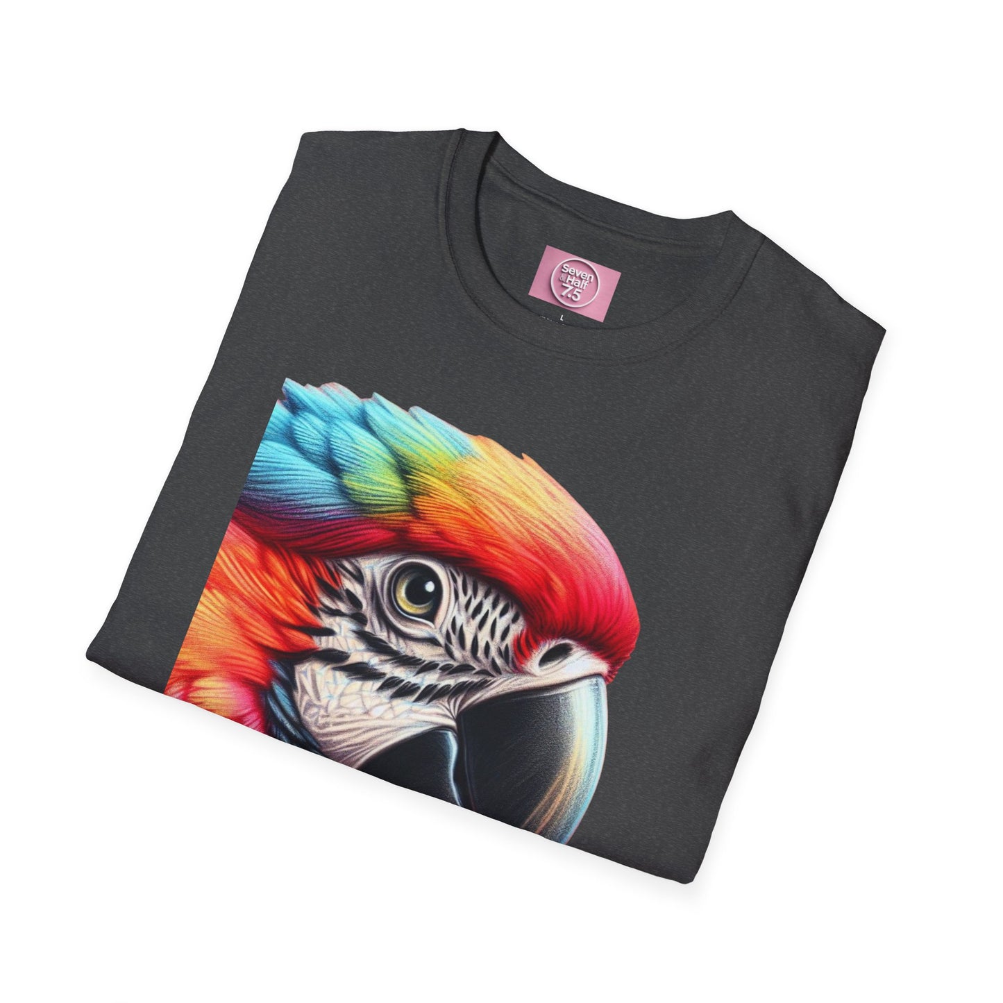 Vibrant Parrot Teamwork T-Shirt for Nature Lovers